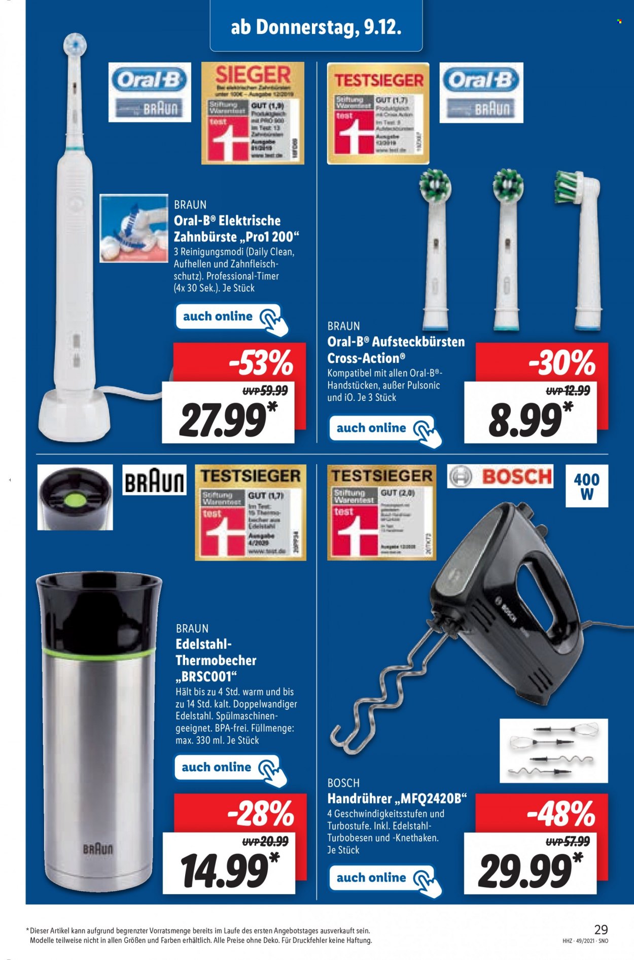 Lidl Prospekte  - 6.12.2021 - 11.12.2021. Seite 29