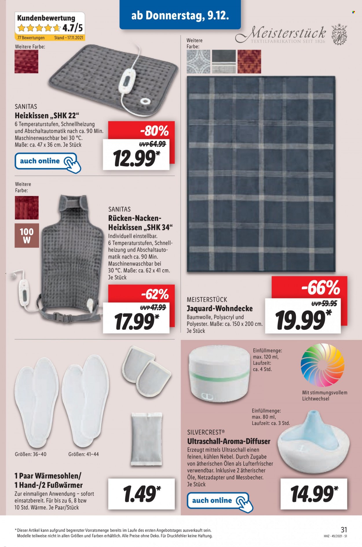Lidl Prospekte  - 6.12.2021 - 11.12.2021. Seite 31