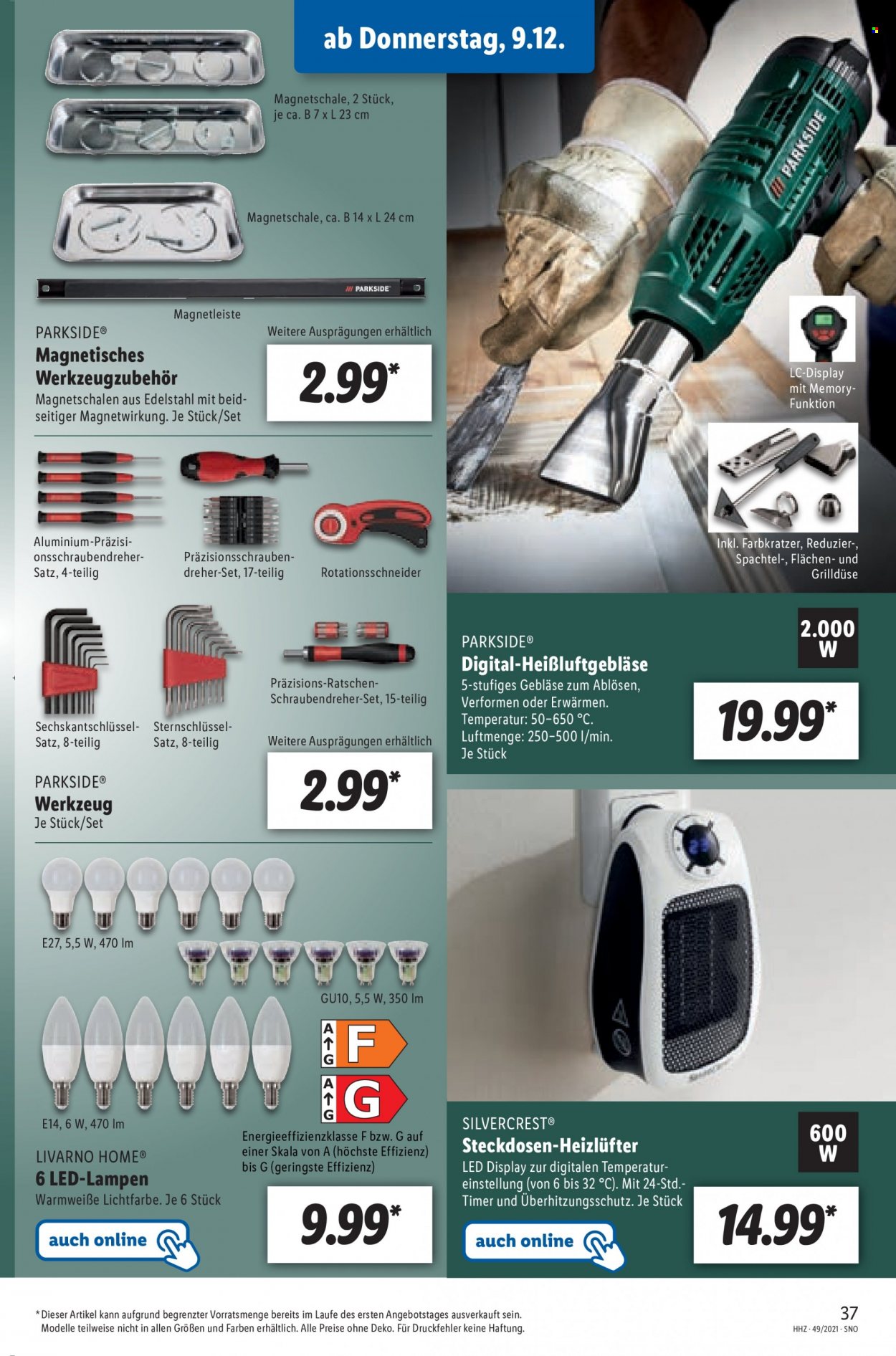Lidl Prospekte  - 6.12.2021 - 11.12.2021. Seite 37