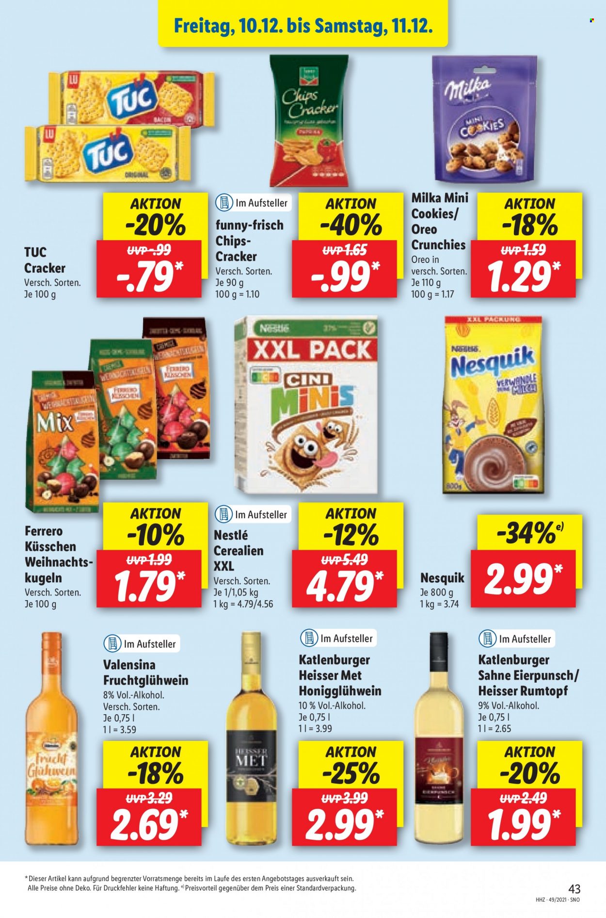 Lidl Prospekte  - 6.12.2021 - 11.12.2021. Seite 43