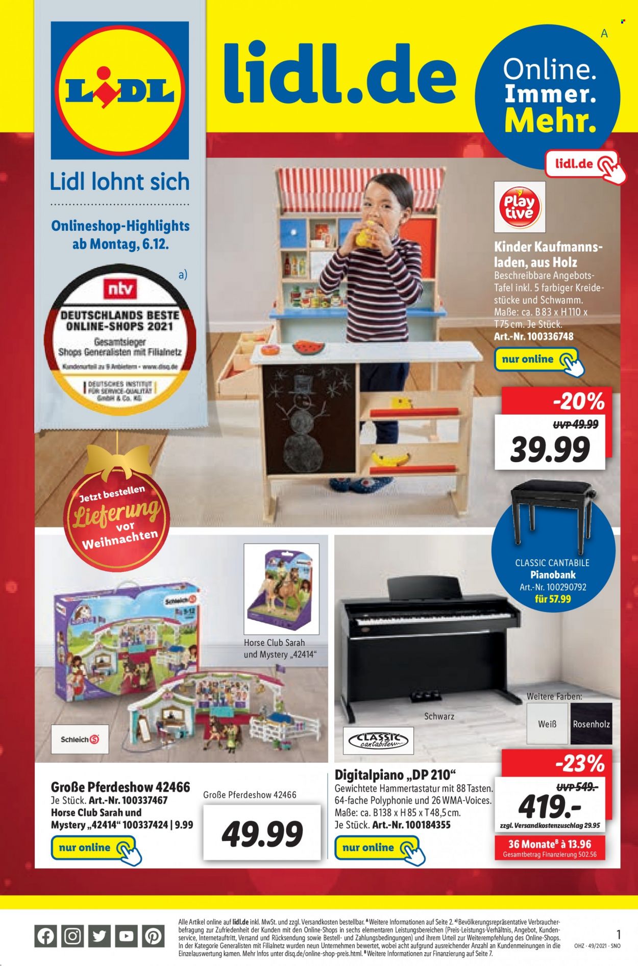 Lidl Prospekte  - 6.12.2021 - 11.12.2021. Seite 47