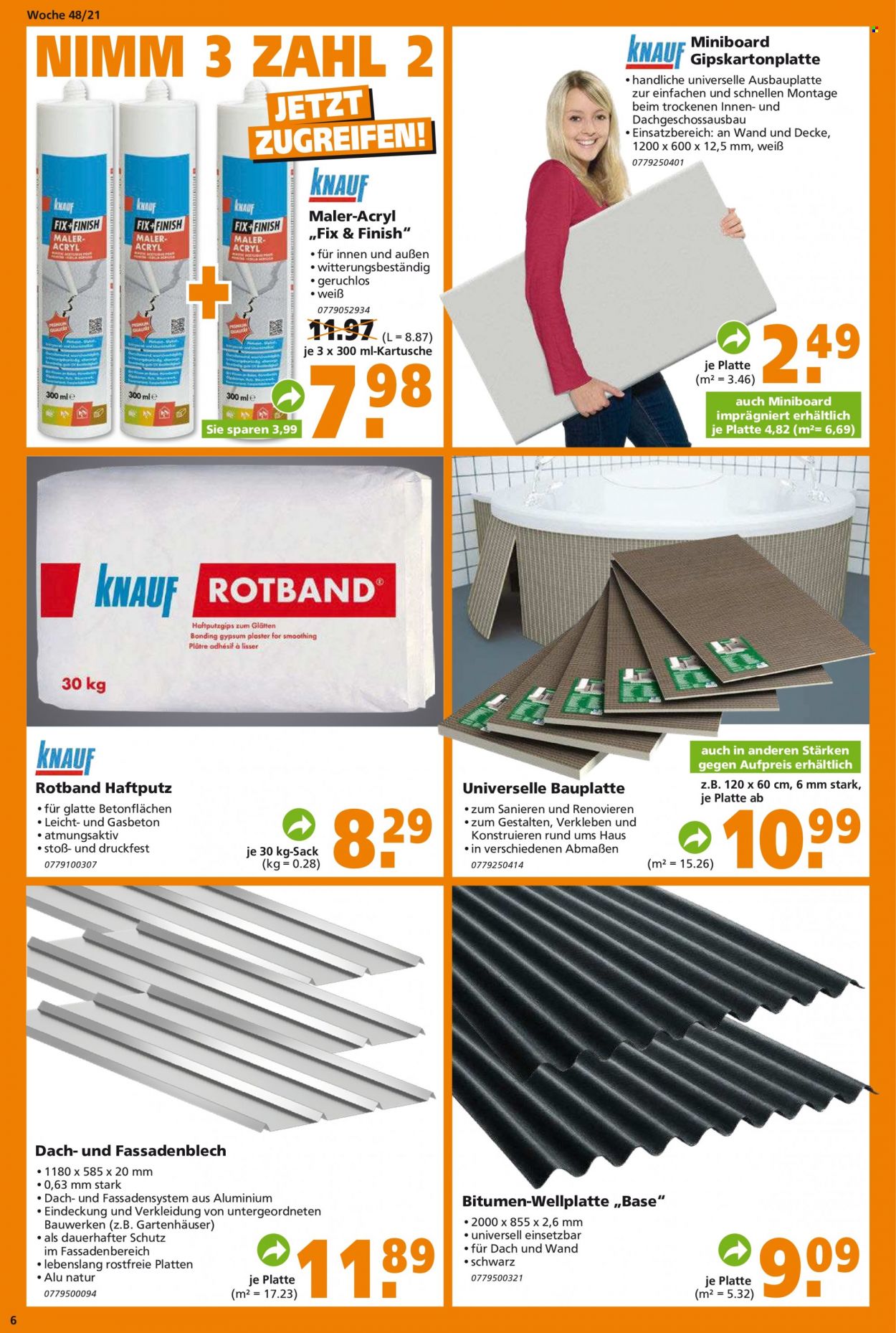 Globus Baumarkt Prospekte  - 29.11.2021 - 4.12.2021. Seite 6