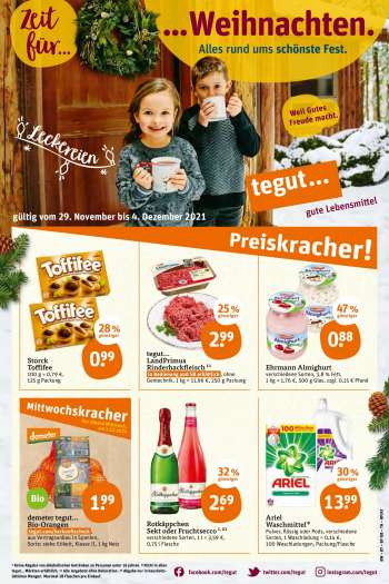 Prospekte tegut... - 29.11.2021 - 4.12.2021.