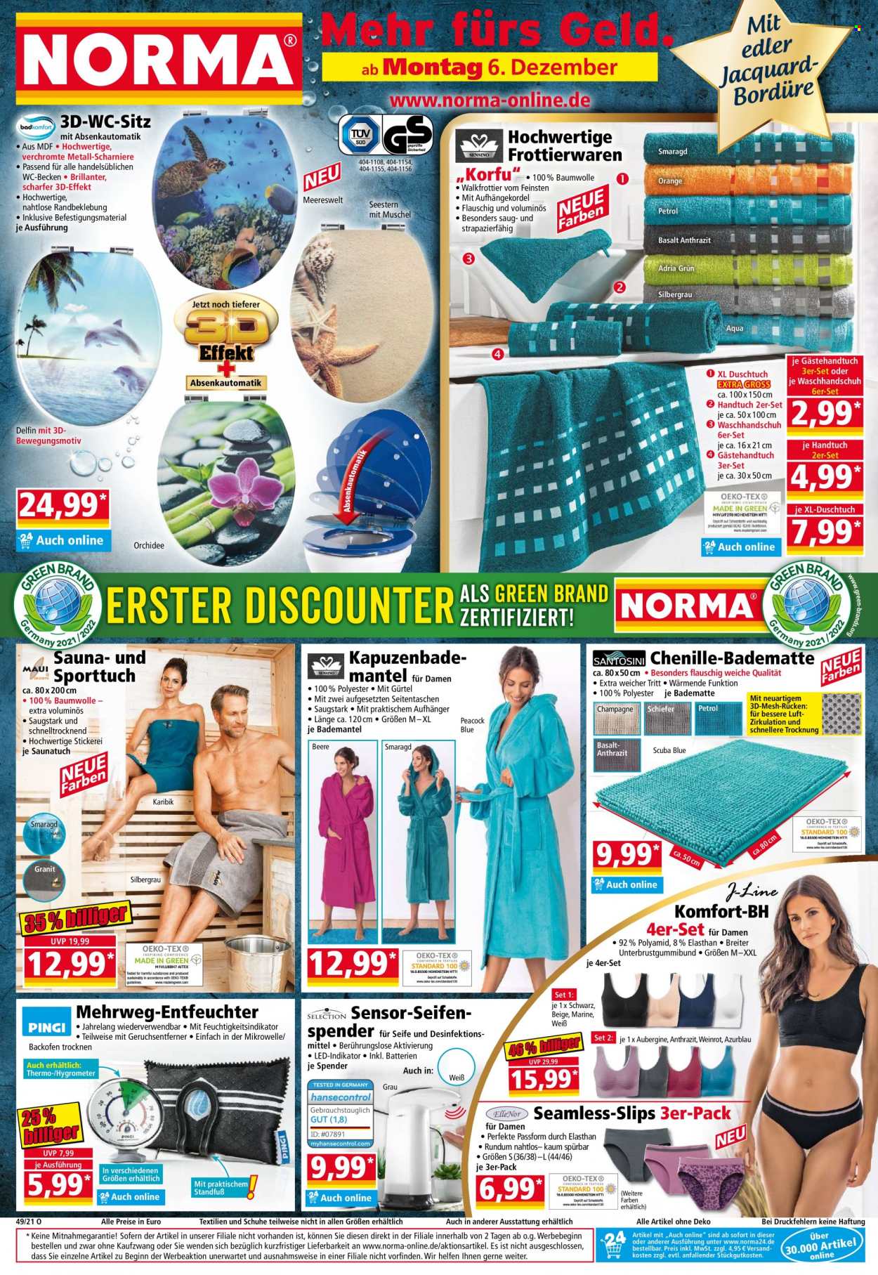 Norma Prospekte  - 6.12.2021 - 12.12.2021. Seite 1