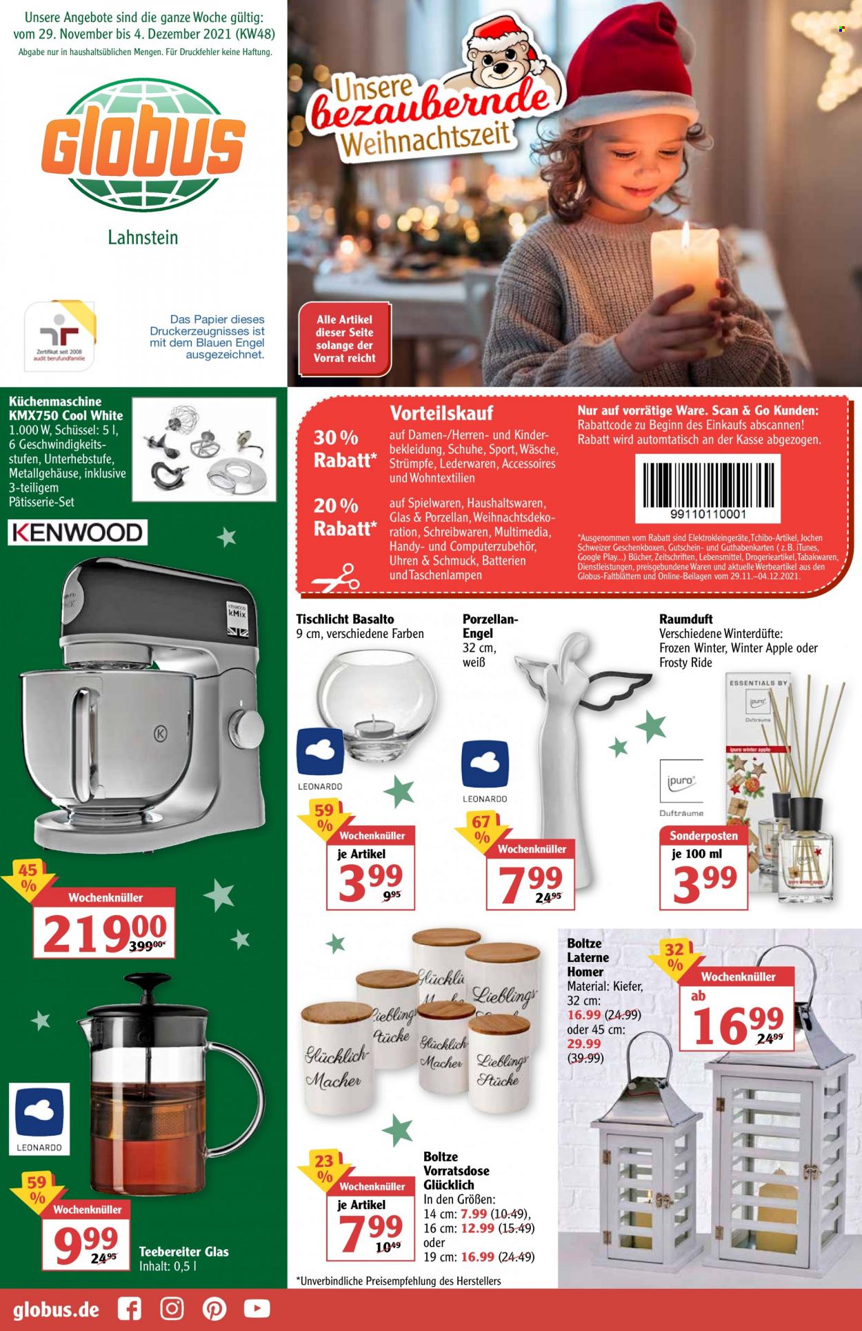 Globus Prospekte  - 29.11.2021 - 4.12.2021. Seite 1