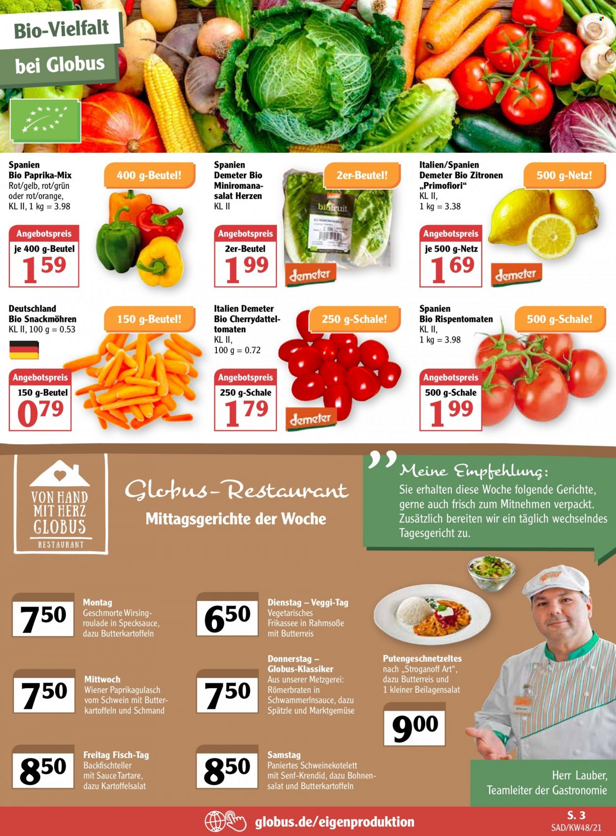Globus Prospekte  - 29.11.2021 - 4.12.2021. Seite 7