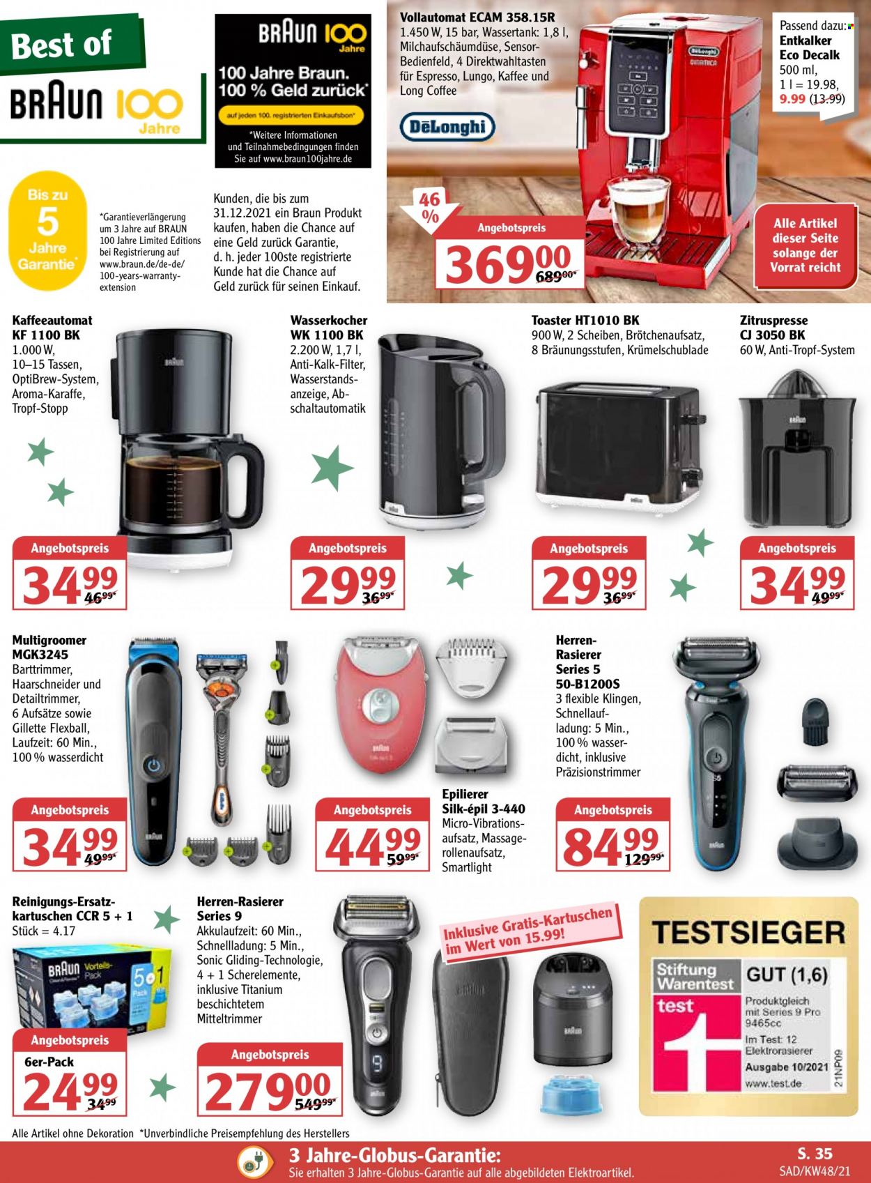 Globus Prospekte  - 29.11.2021 - 4.12.2021. Seite 39