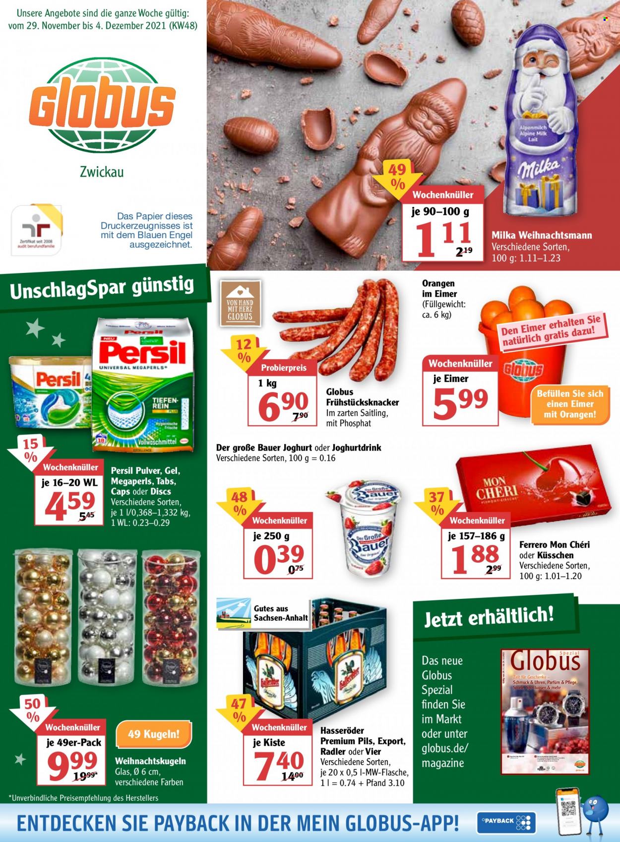 Globus Prospekte  - 29.11.2021 - 4.12.2021. Seite 1