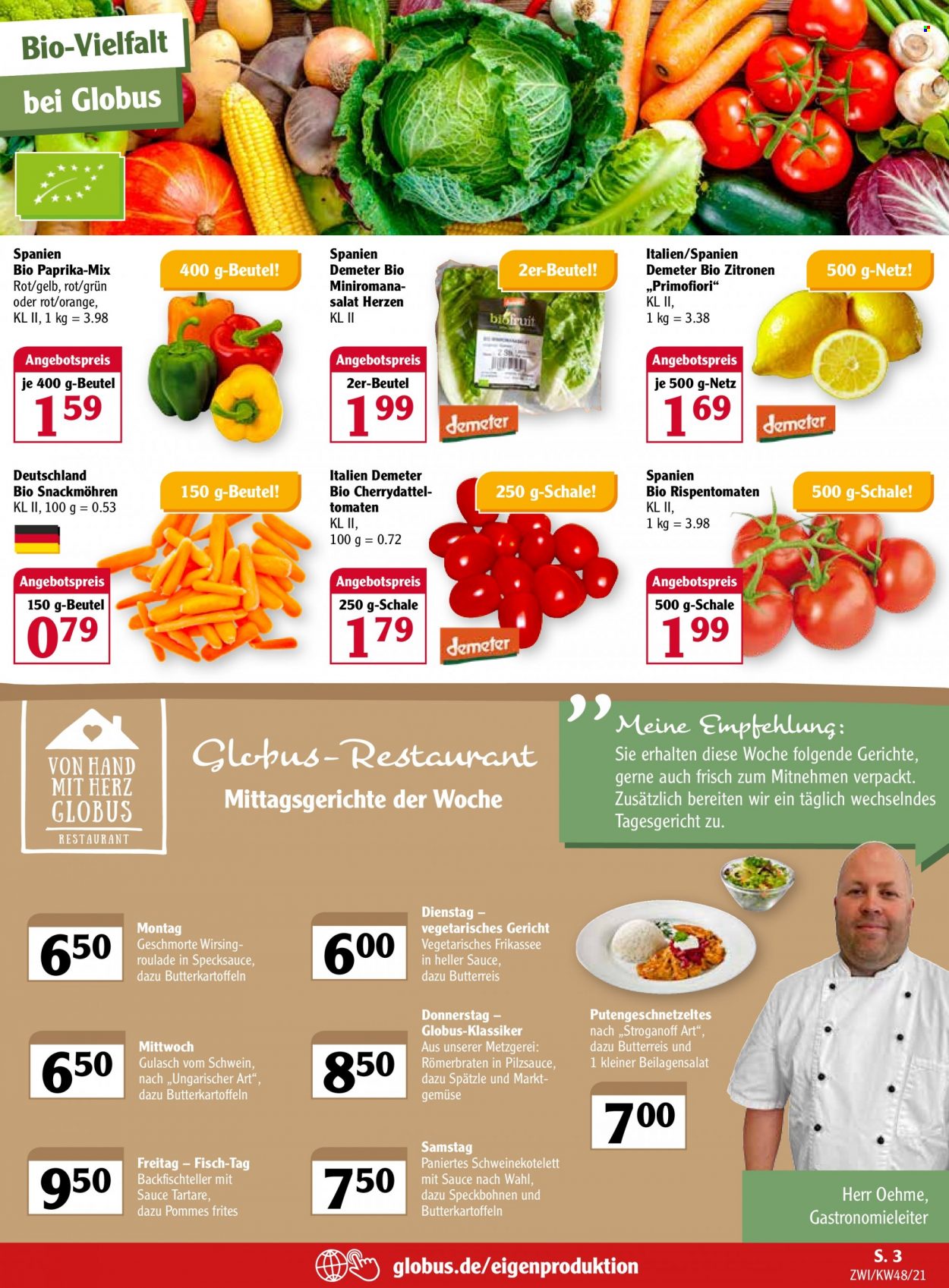 Globus Prospekte  - 29.11.2021 - 4.12.2021. Seite 3