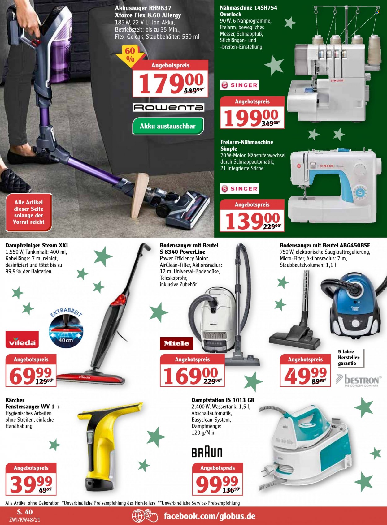 Globus Prospekte  - 29.11.2021 - 4.12.2021. Seite 40