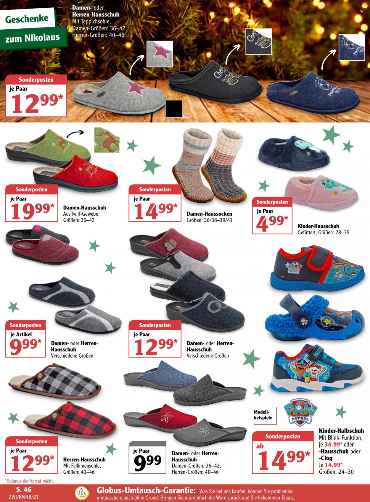 Globus Prospekte  - 29.11.2021 - 4.12.2021. Seite 46