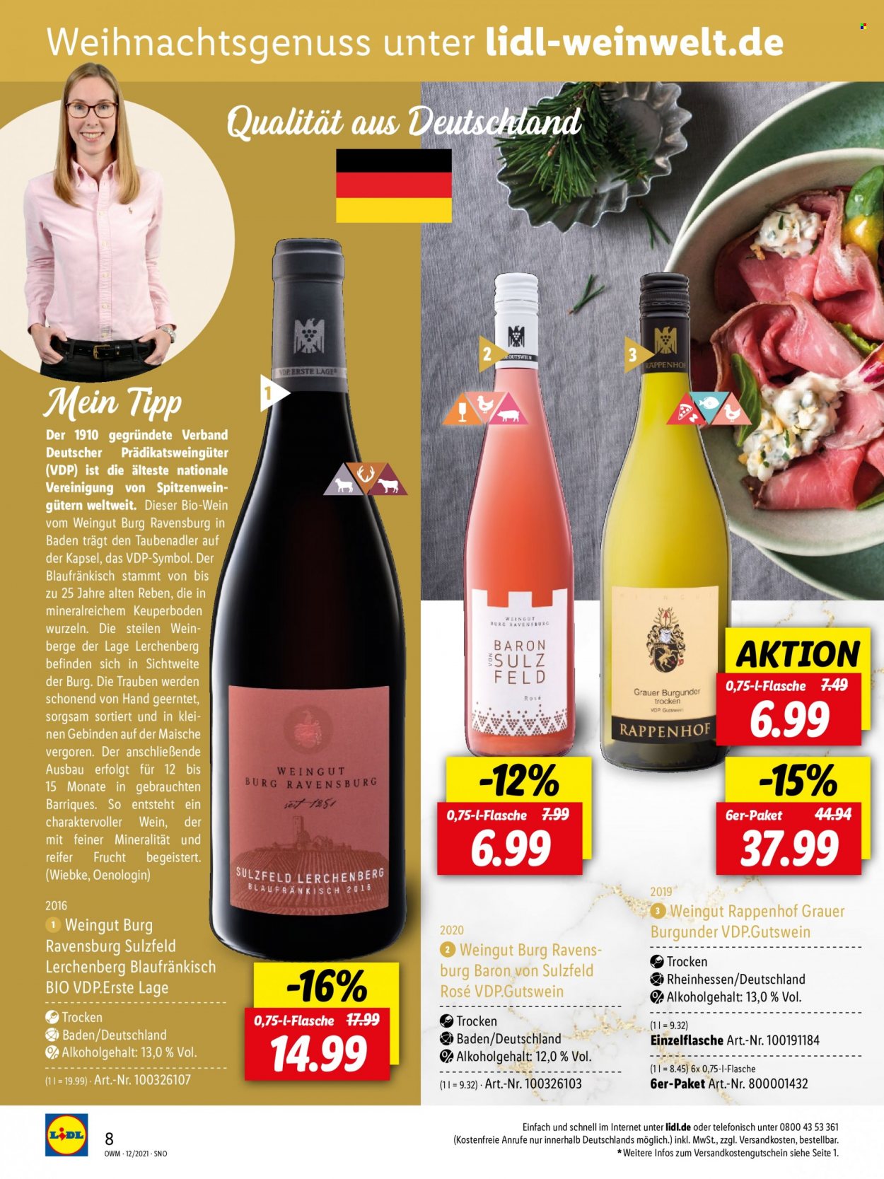 Lidl Prospekte  - 29.11.2021 - 31.12.2021. Seite 8