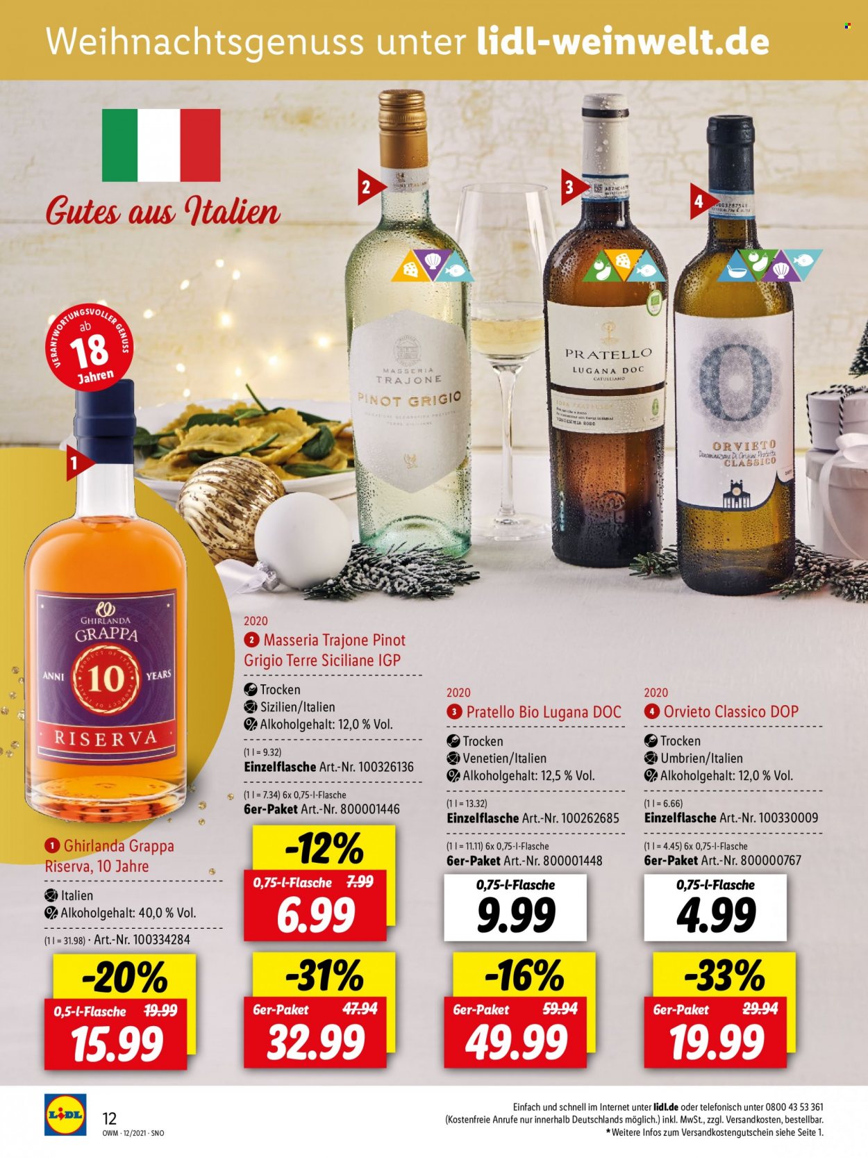 Lidl Prospekte  - 29.11.2021 - 31.12.2021. Seite 12