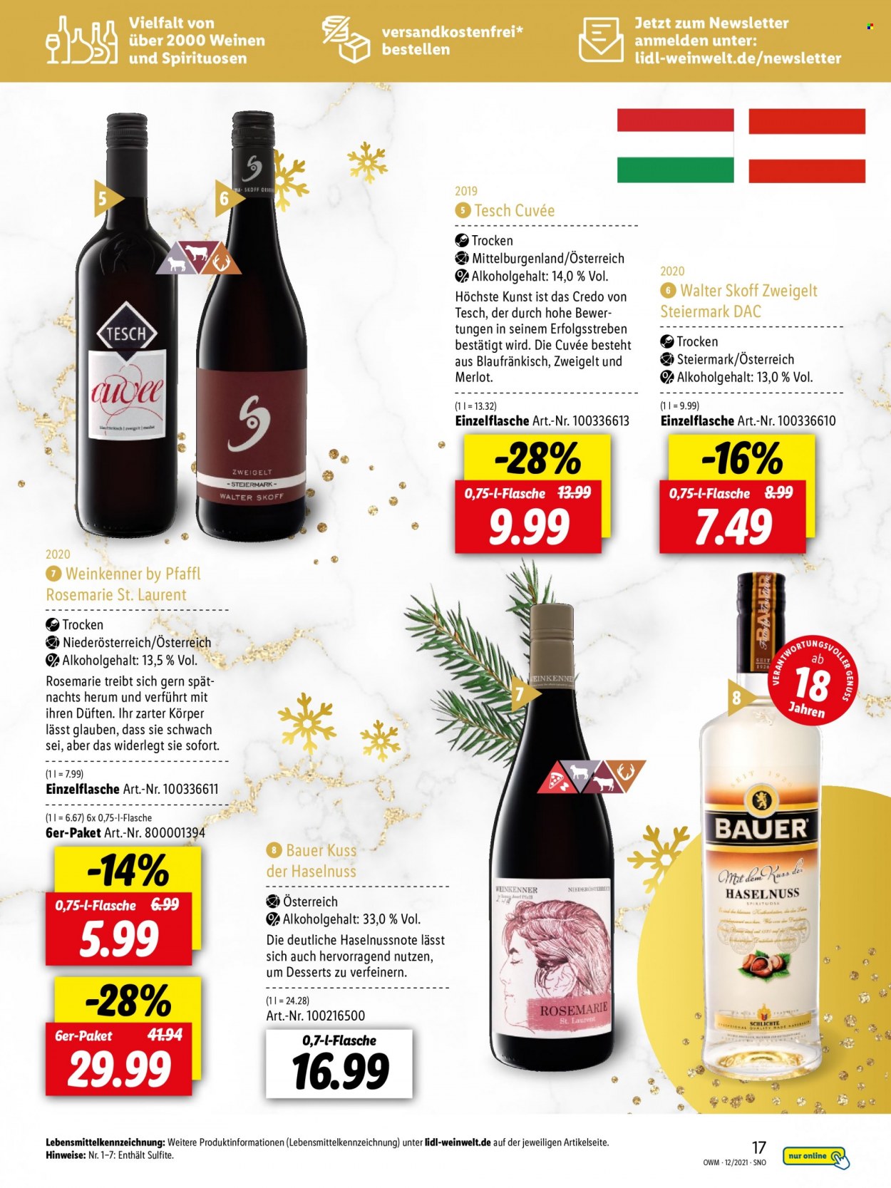 Lidl Prospekte  - 29.11.2021 - 31.12.2021. Seite 17