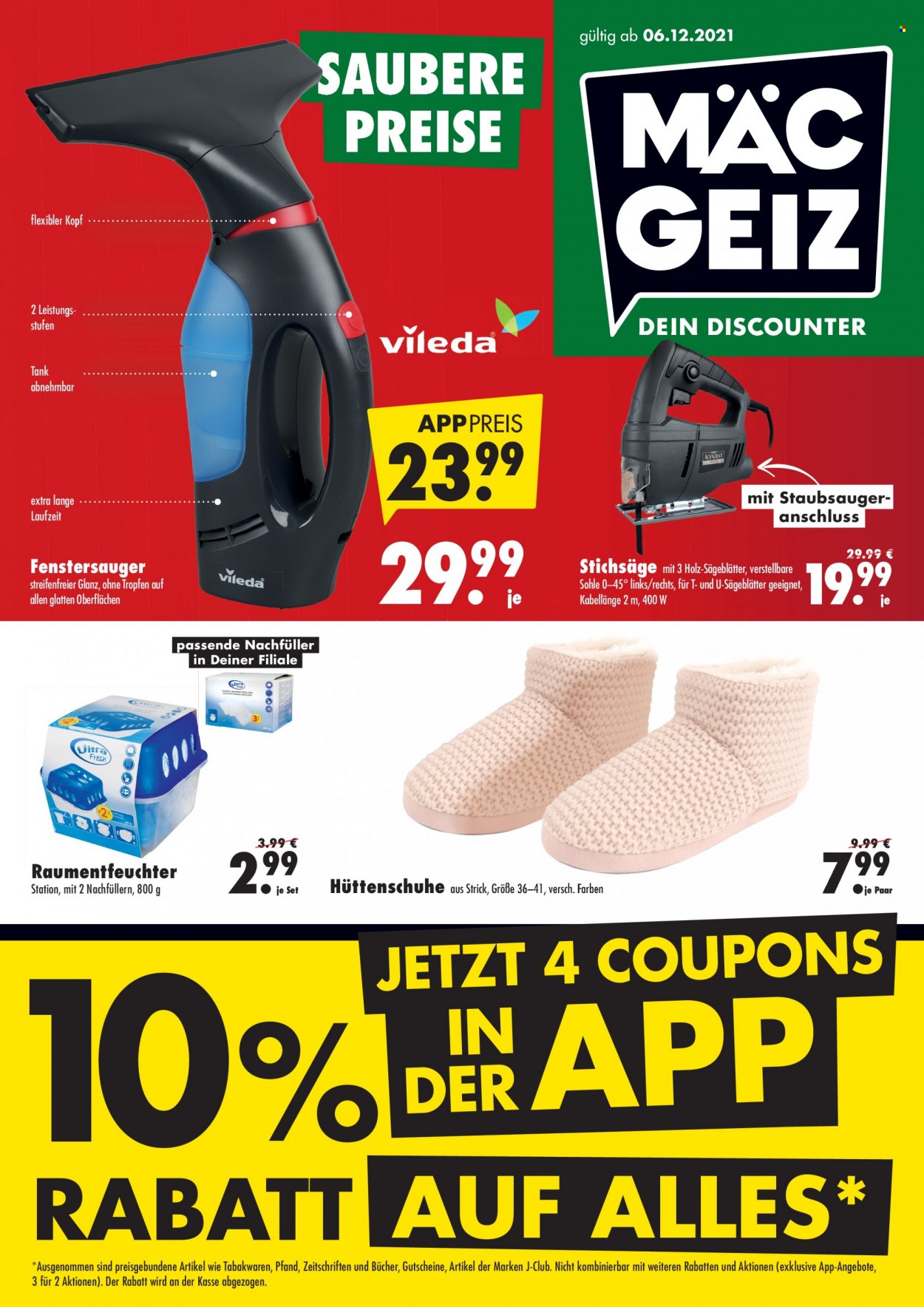 Mäc-Geiz Prospekte  - 6.12.2021 - 12.12.2021. Seite 1