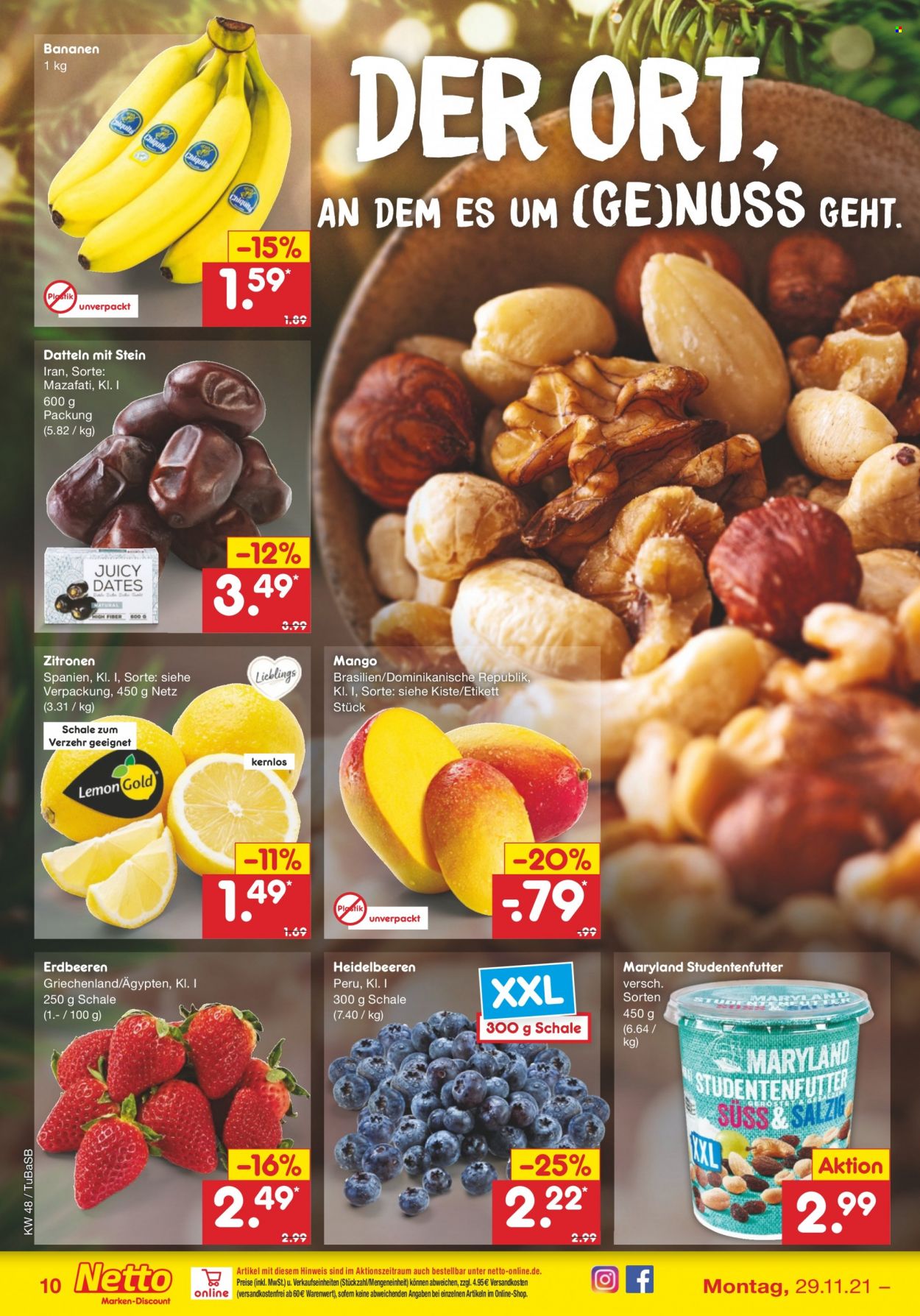 Netto Marken-Discount Prospekte  - 29.11.2021 - 4.12.2021. Seite 12