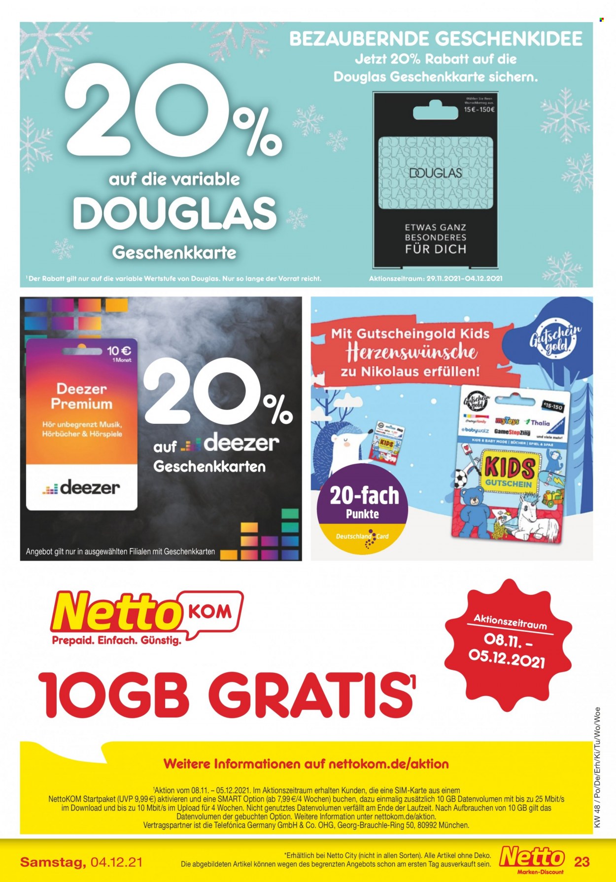 Netto Marken-Discount Prospekte  - 29.11.2021 - 4.12.2021. Seite 25