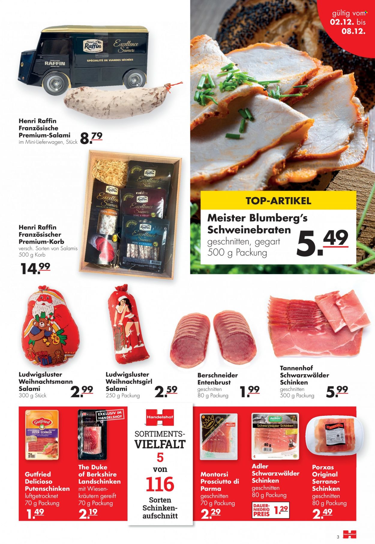 Handelshof Prospekte  - 2.12.2021 - 8.12.2021. Seite 3