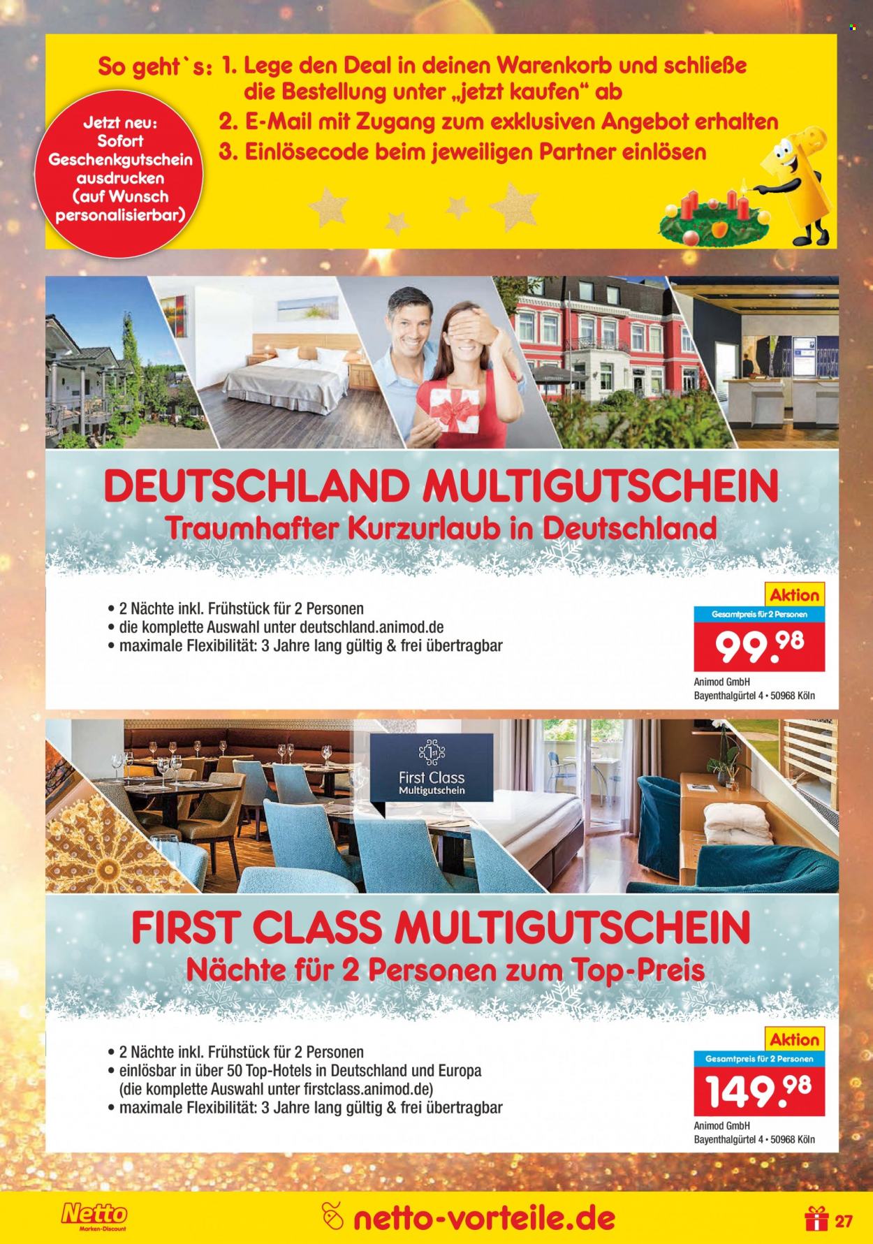 Netto Marken-Discount Prospekte  - 25.11.2021 - 31.12.2021. Seite 27