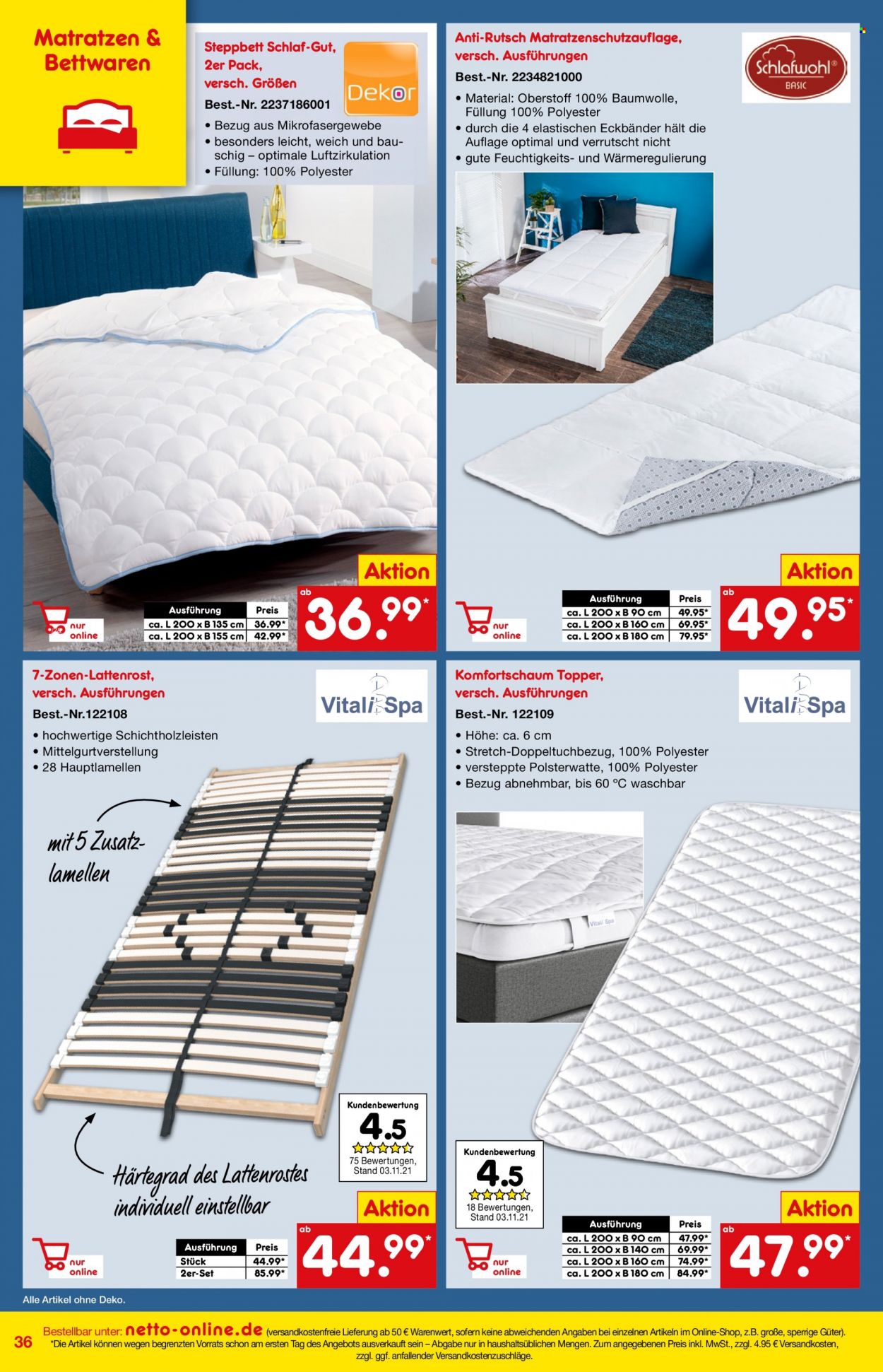 Netto Marken-Discount Prospekte  - 1.12.2021 - 31.12.2021. Seite 36