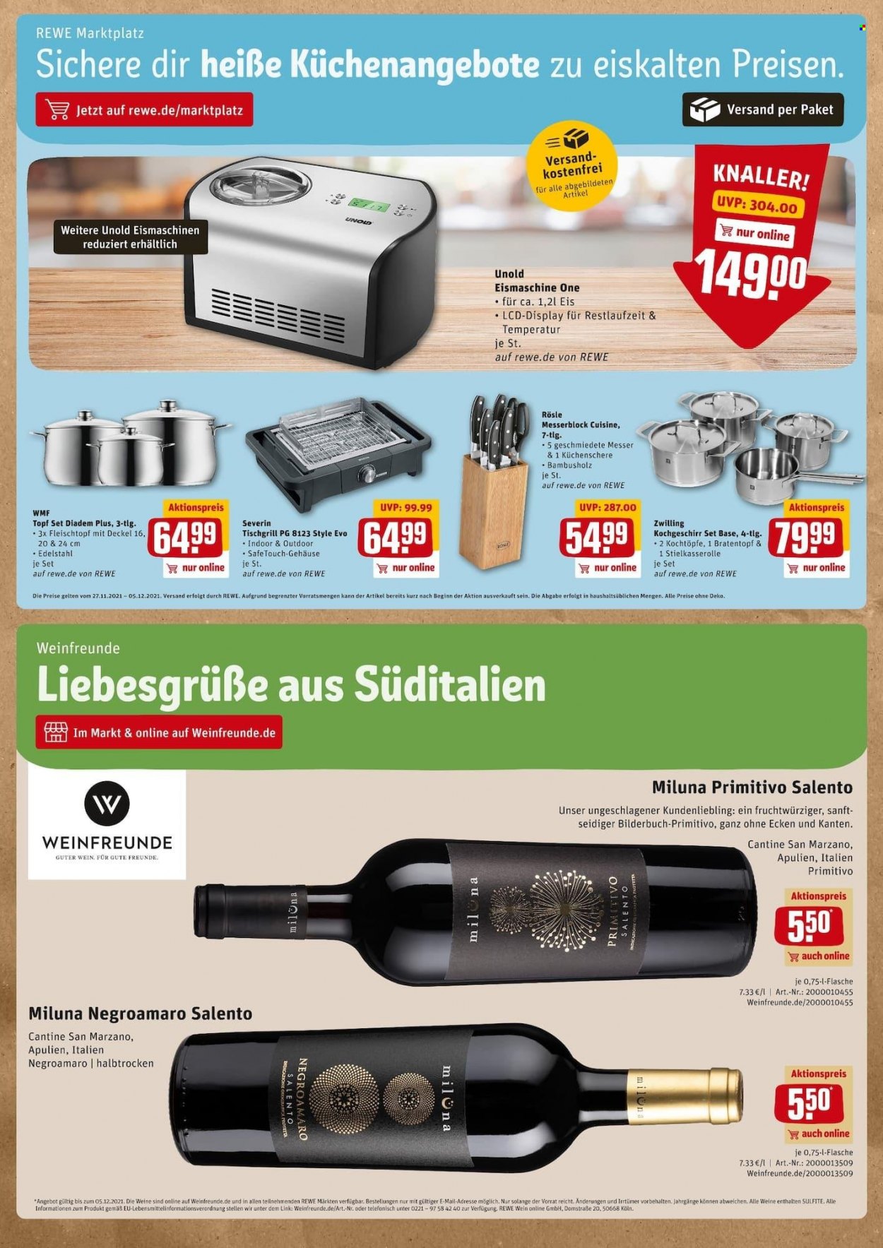 REWE Prospekte  - 29.11.2021 - 4.12.2021. Seite 22
