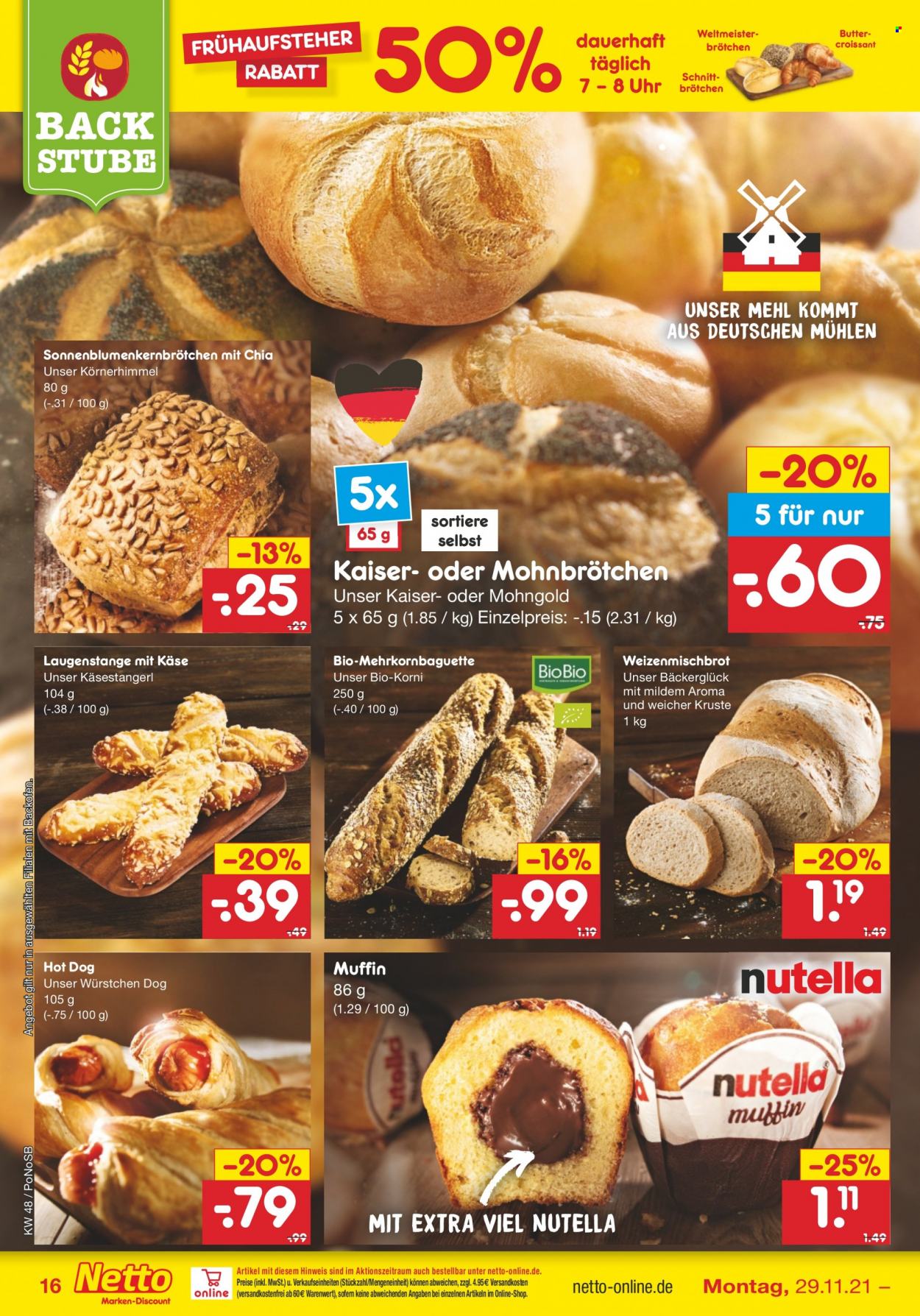 Netto Marken-Discount Prospekte  - 29.11.2021 - 4.12.2021. Seite 18