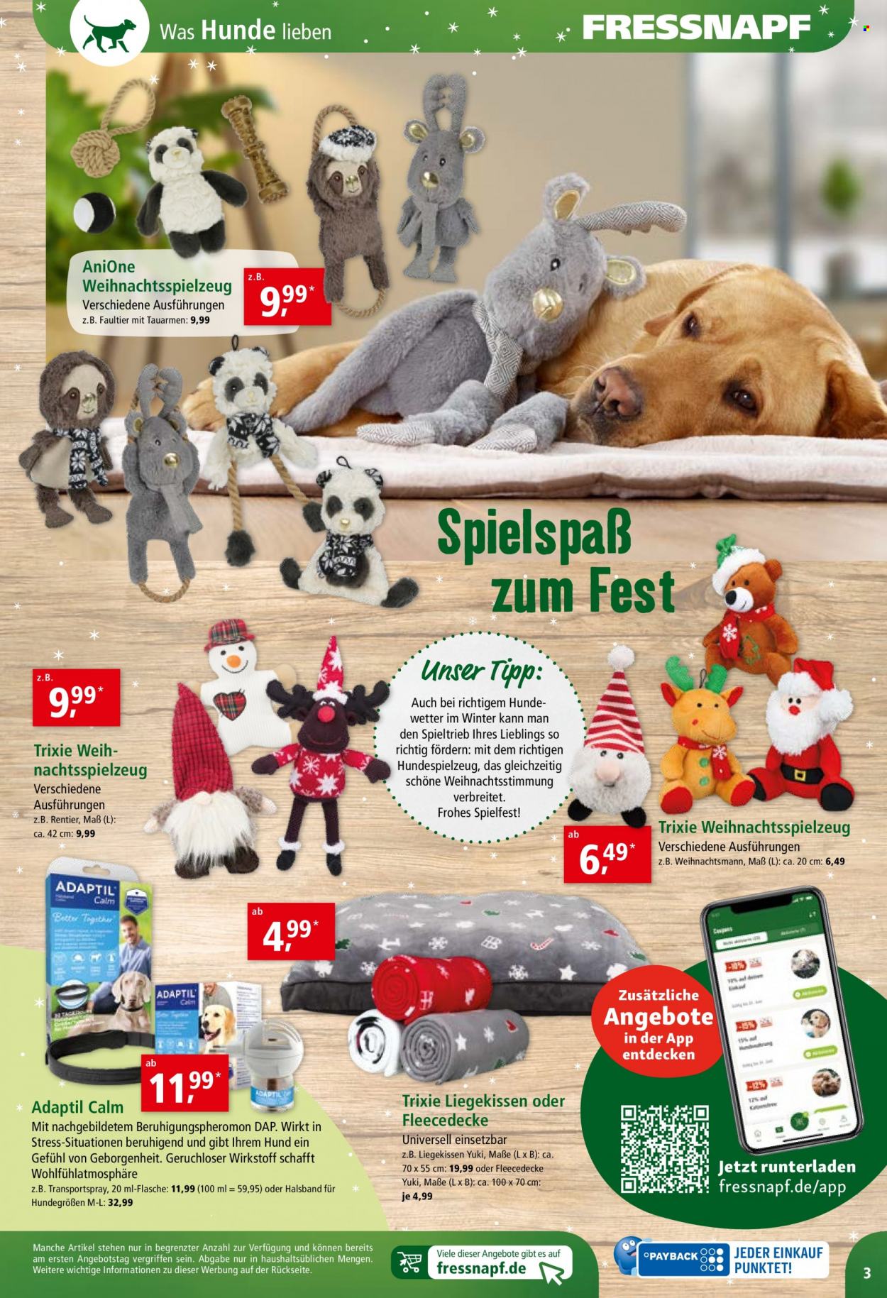 Fressnapf Prospekte  - 6.12.2021 - 11.12.2021. Seite 3