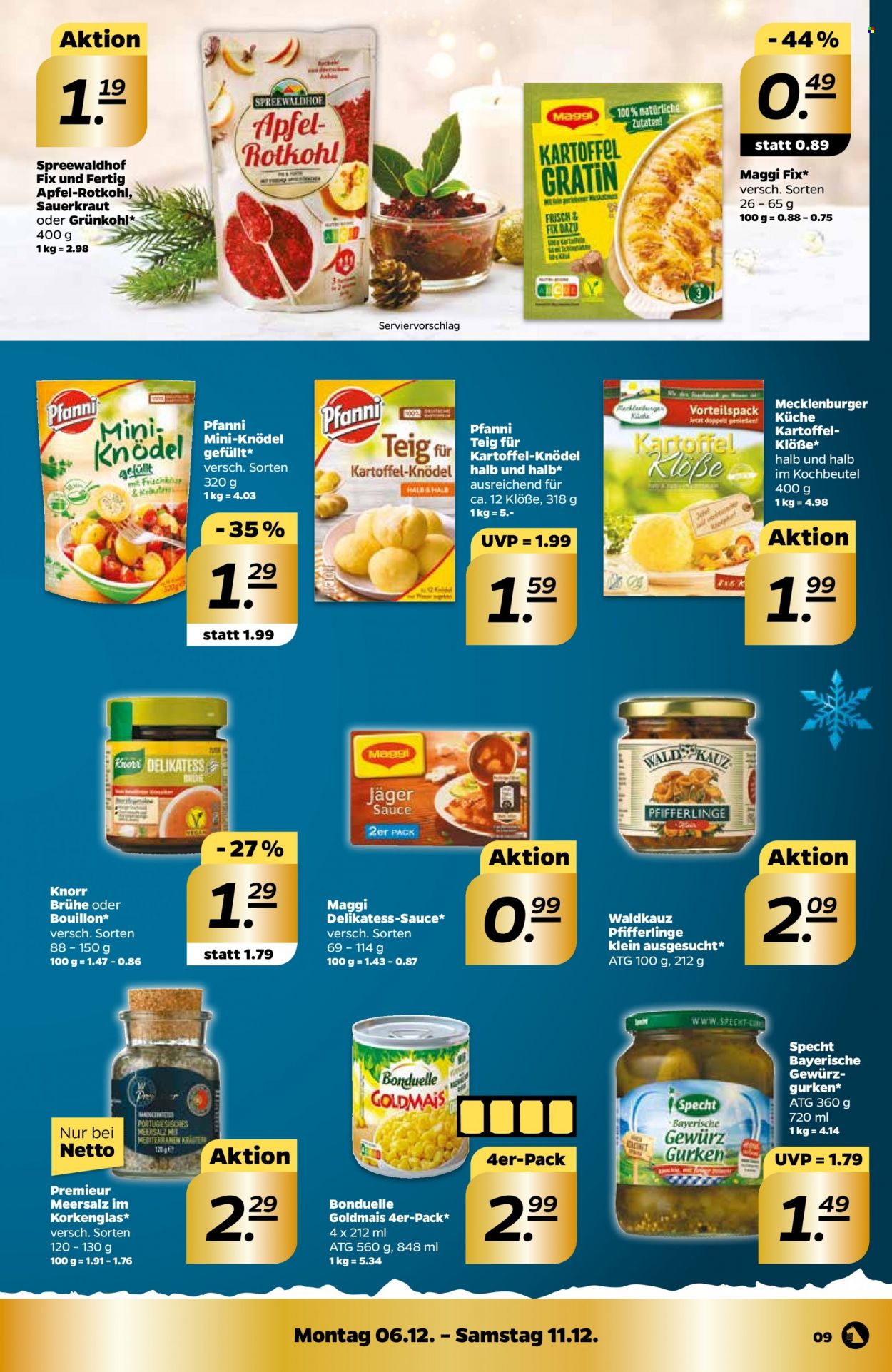 Netto Prospekte  - 6.12.2021 - 11.12.2021. Seite 9