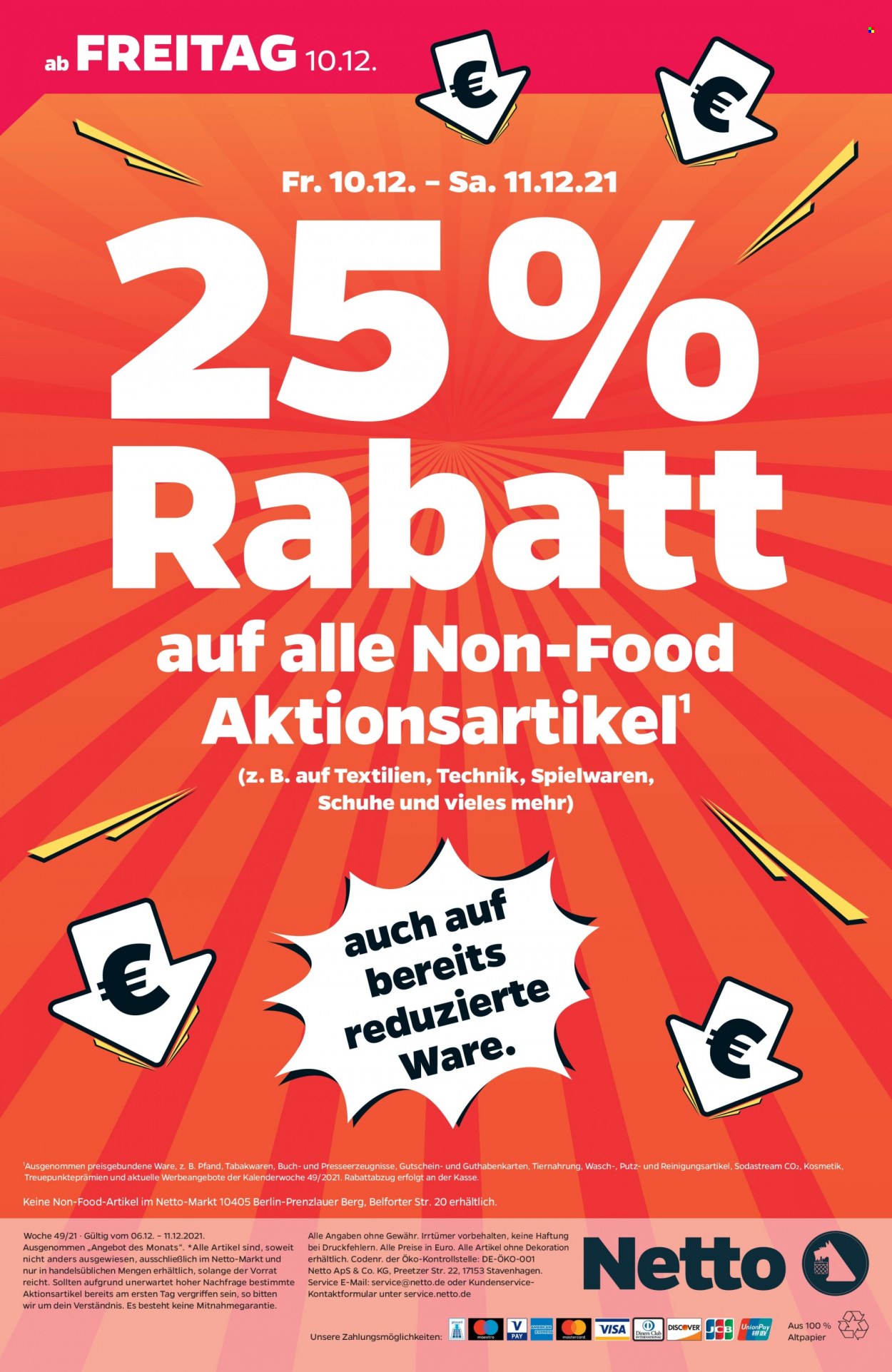 Netto Prospekte  - 6.12.2021 - 11.12.2021. Seite 32