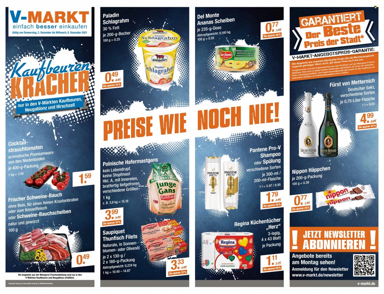 V-Markt Prospekte  - 2.12.2021 - 8.12.2021. Seite 1