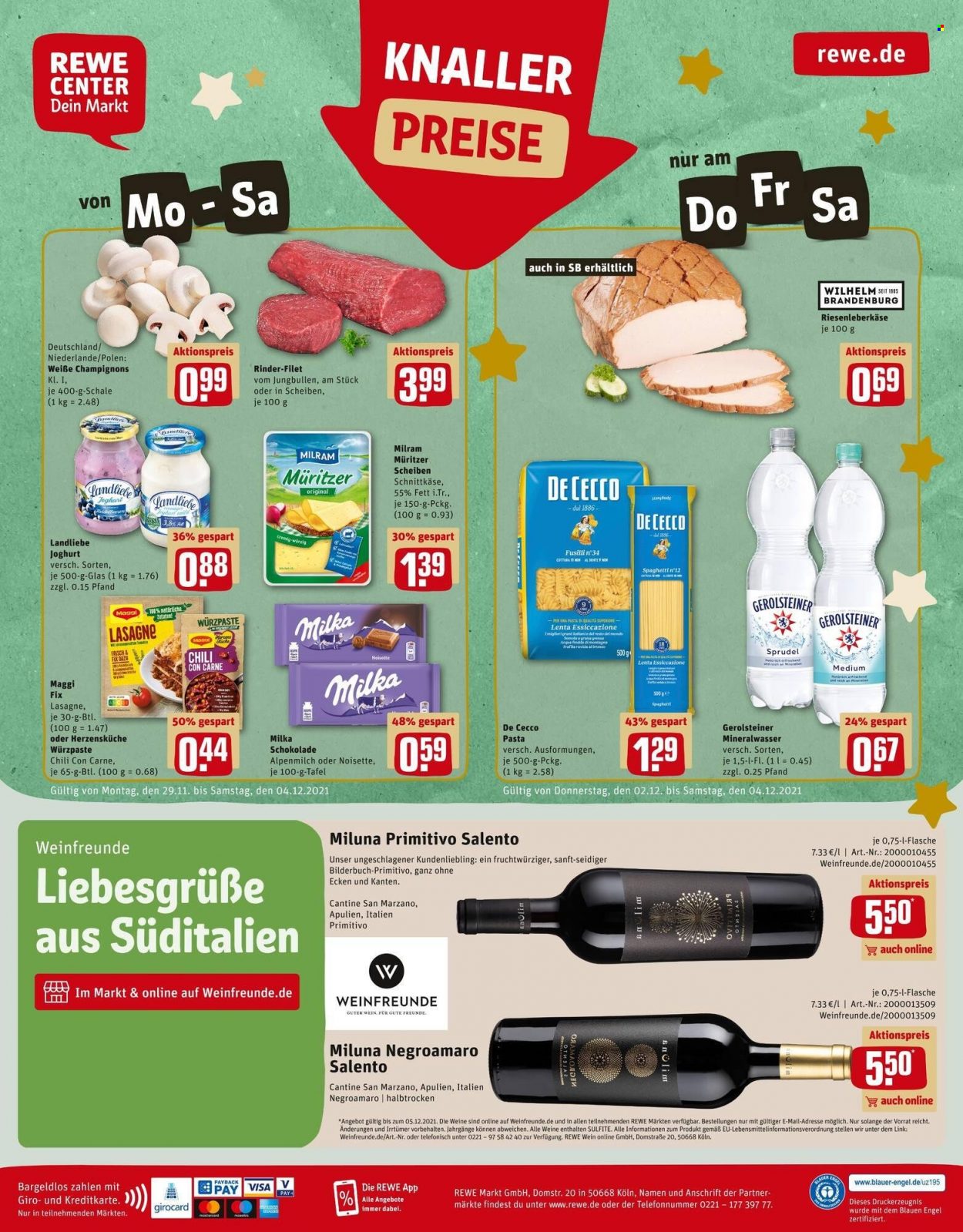 REWE Prospekte  - 29.11.2021 - 4.12.2021. Seite 27
