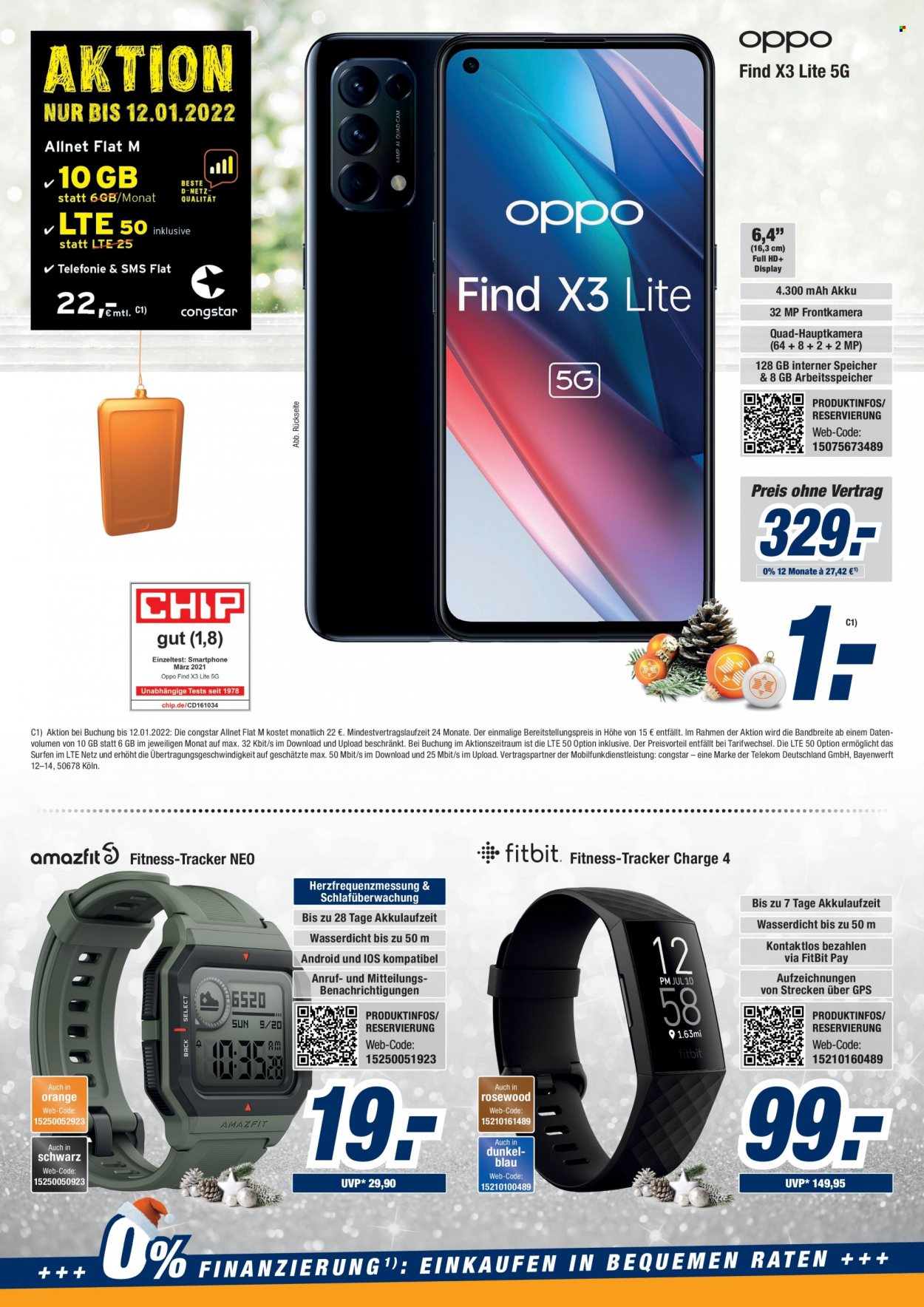 thumbnail - Prospekte Expert - 1.12.2021 - 5.12.2021 - Produkte in Aktion - Fitbit, Fitness-Tracker. Seite 28.