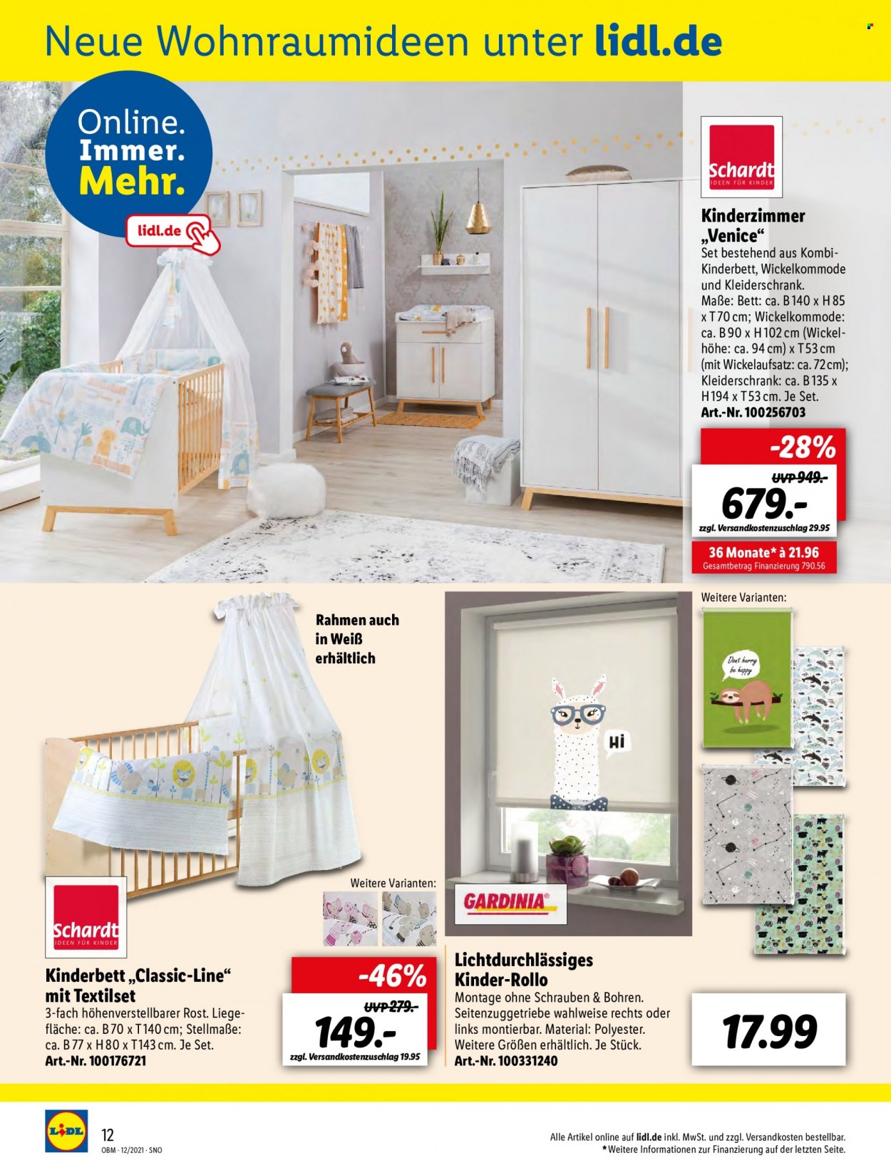 Lidl Prospekte  - 1.12.2021 - 31.12.2021. Seite 12
