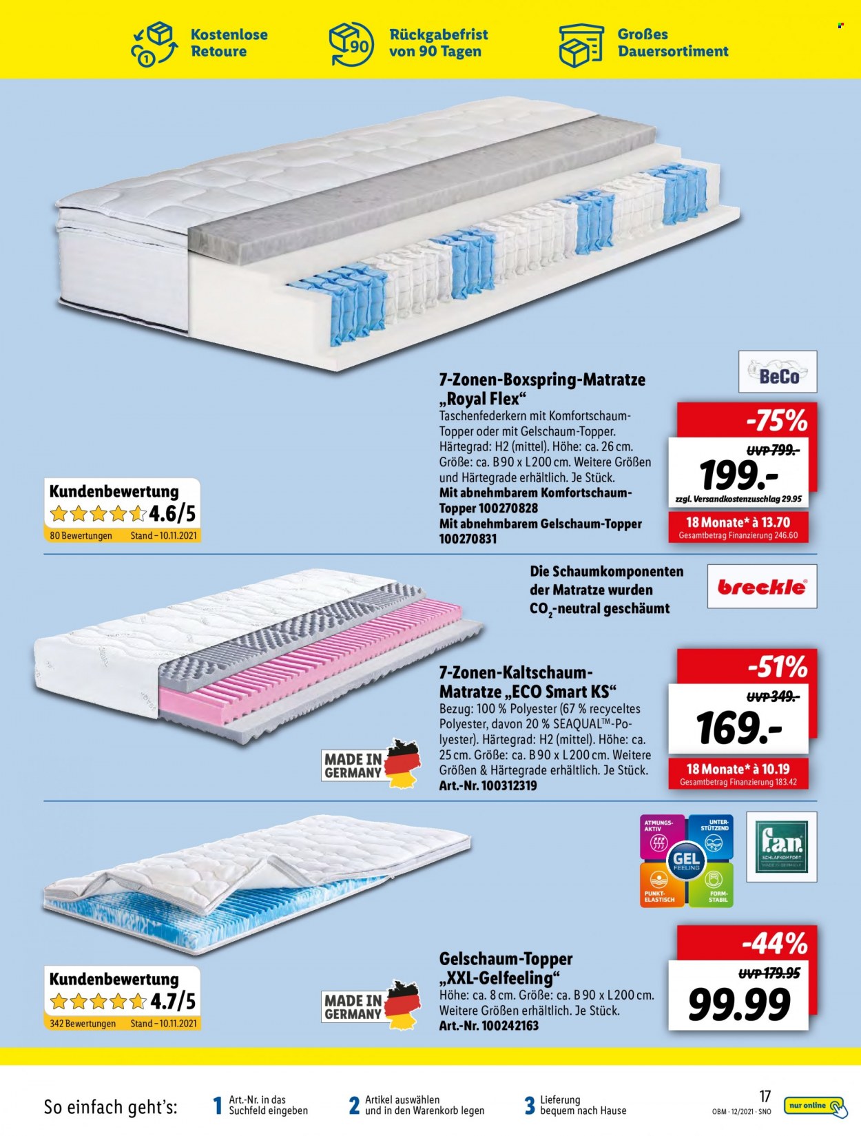 Lidl Prospekte  - 1.12.2021 - 31.12.2021. Seite 17