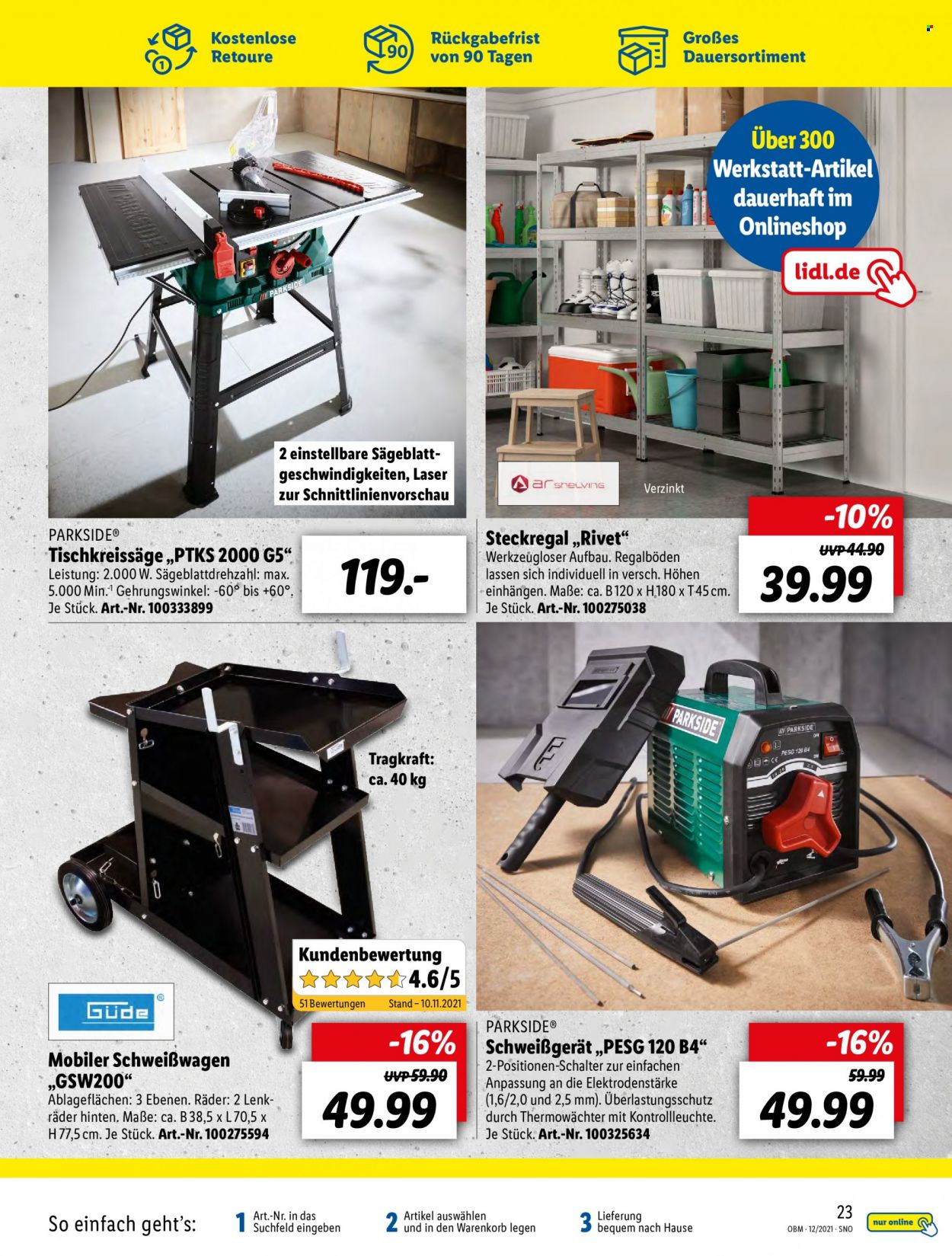 Lidl Prospekte  - 1.12.2021 - 31.12.2021. Seite 23