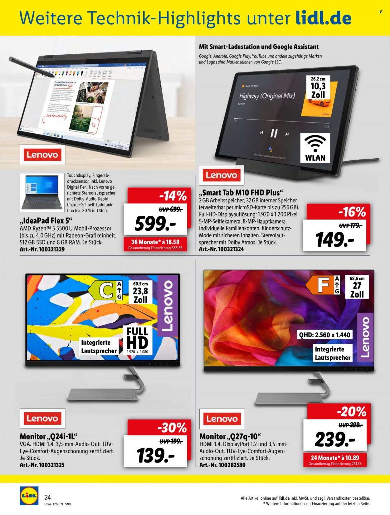 Lidl Prospekte  - 1.12.2021 - 31.12.2021. Seite 24