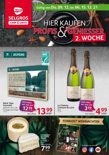 Prospekte Selgros - 9.12.2021 - 15.12.2021.