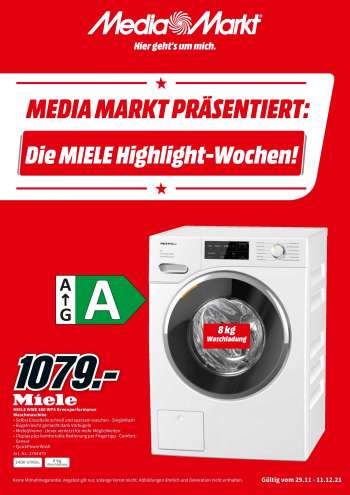 Prospekte MediaMarkt - 29.11.2021 - 11.12.2021.