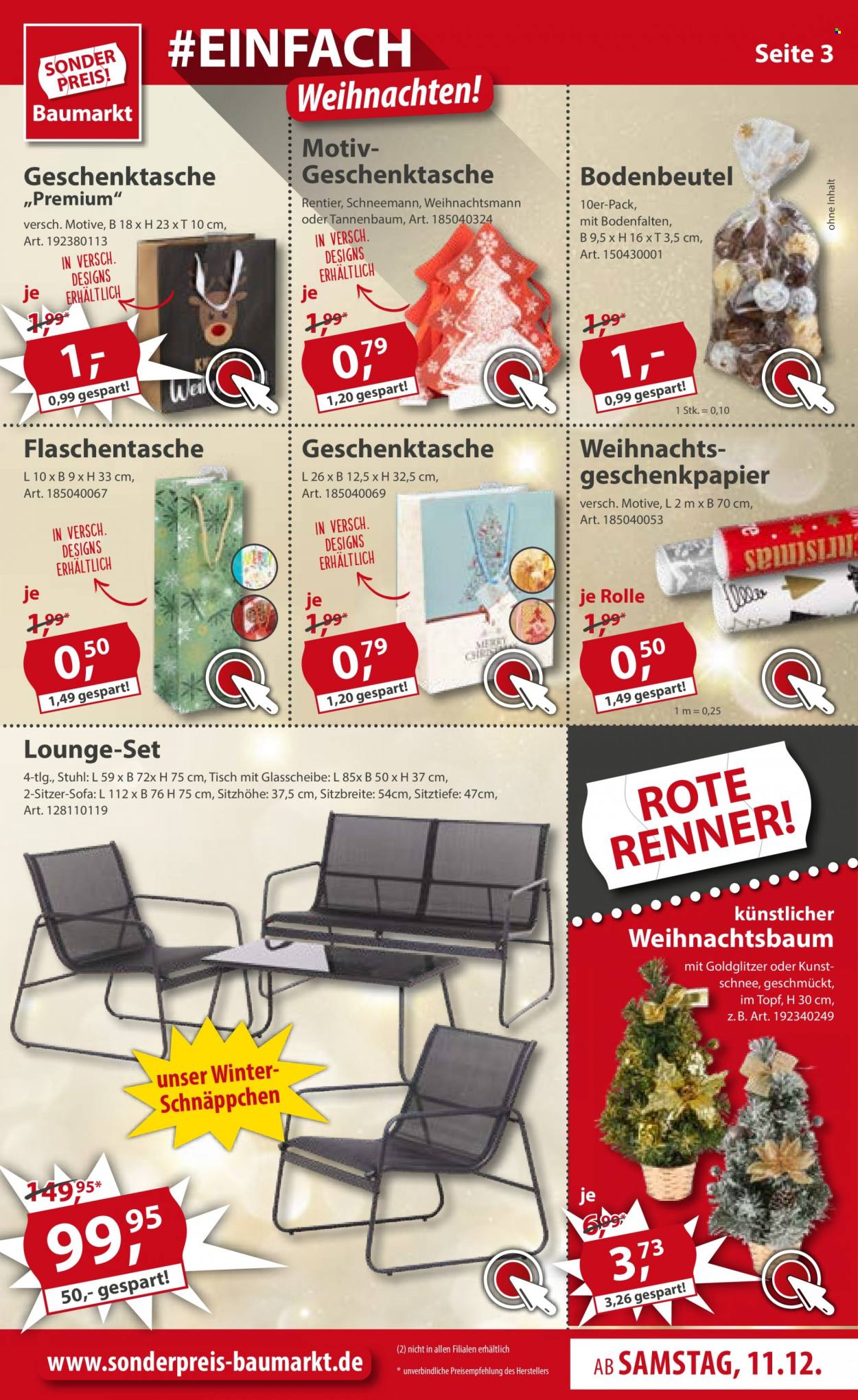 Sonderpreis-Baumarkt Prospekte  - 11.12.2021 - 17.12.2021. Seite 3