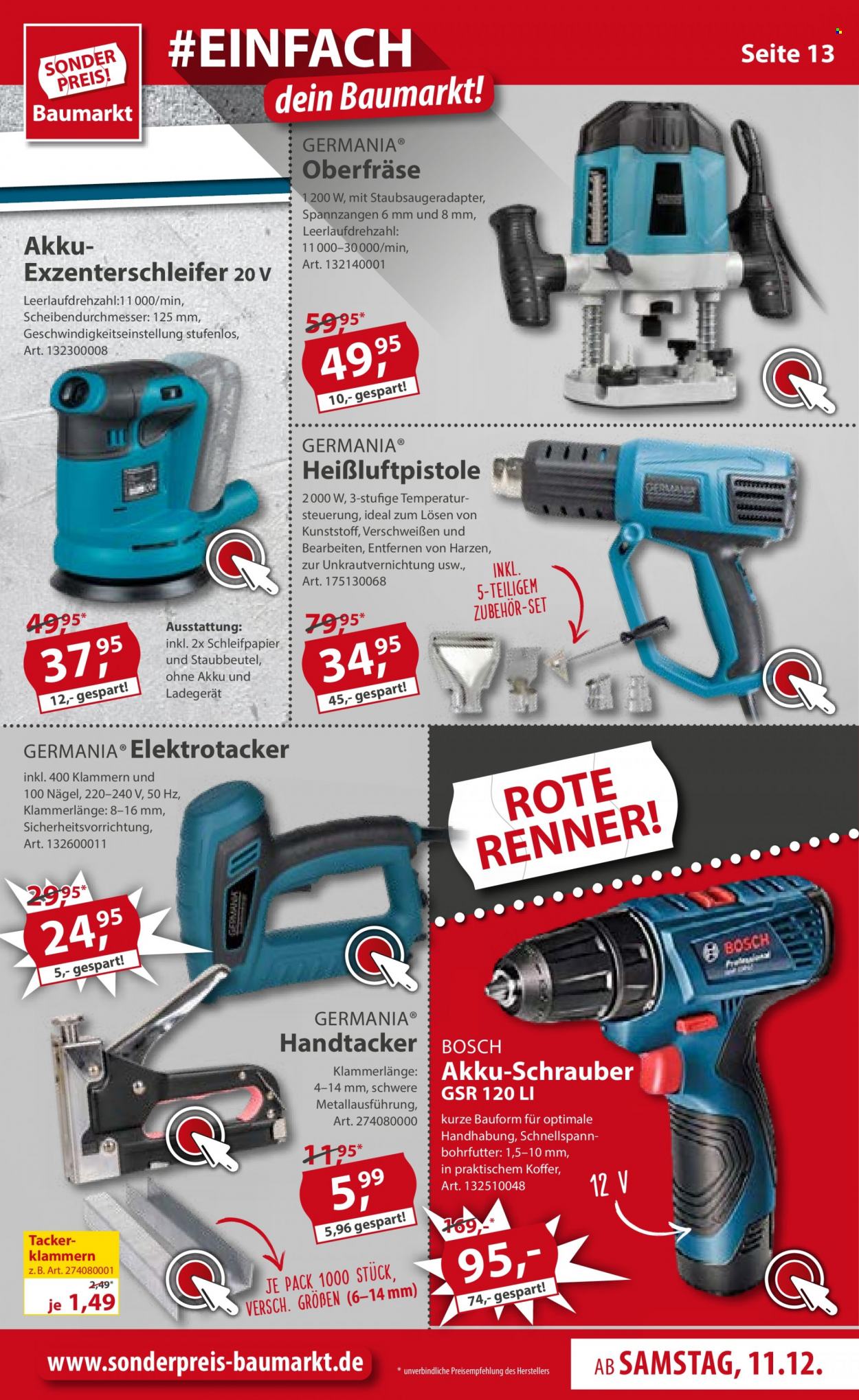 Sonderpreis-Baumarkt Prospekte  - 11.12.2021 - 17.12.2021. Seite 13