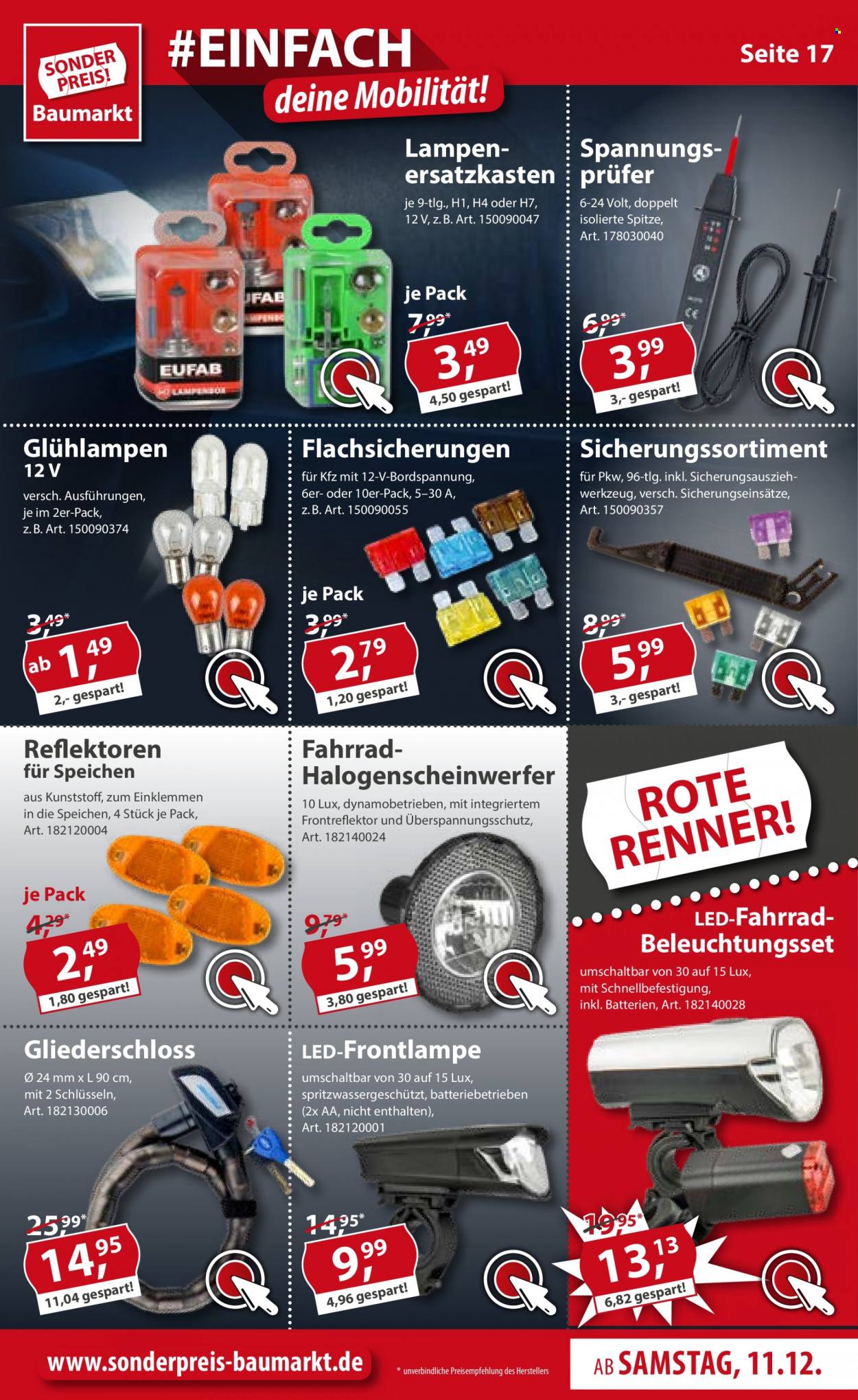 Sonderpreis-Baumarkt Prospekte  - 11.12.2021 - 17.12.2021. Seite 17