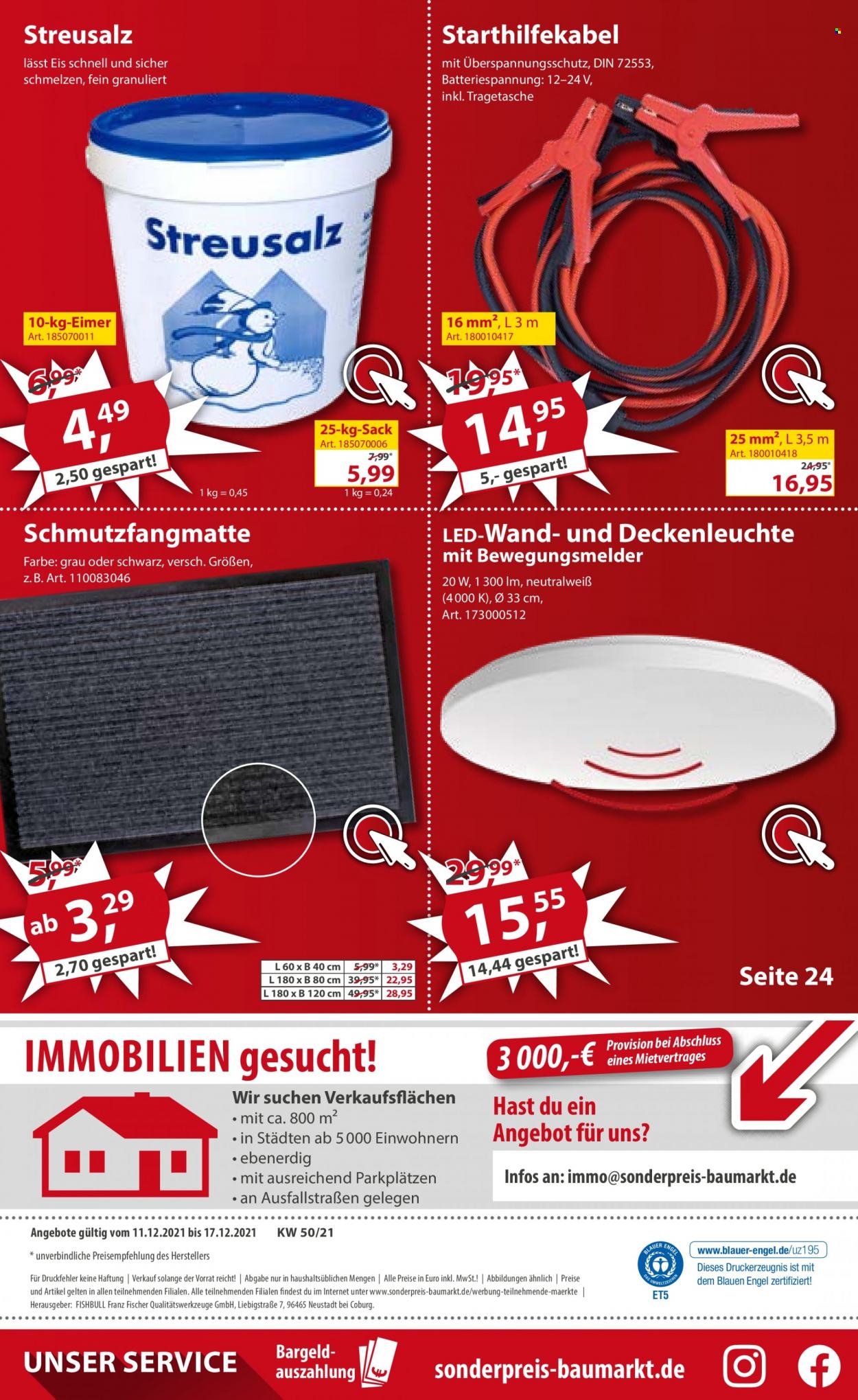 Sonderpreis-Baumarkt Prospekte  - 11.12.2021 - 17.12.2021. Seite 24