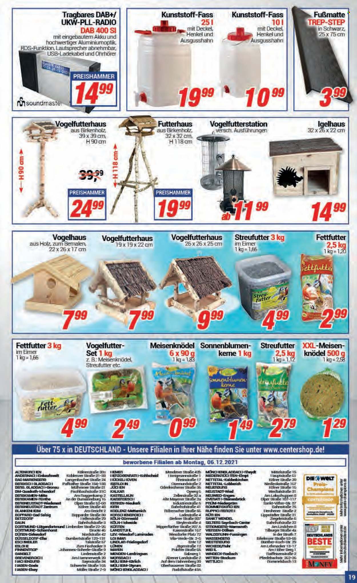 CENTERSHOP Prospekte  - 6.12.2021 - 11.12.2021. Seite 19