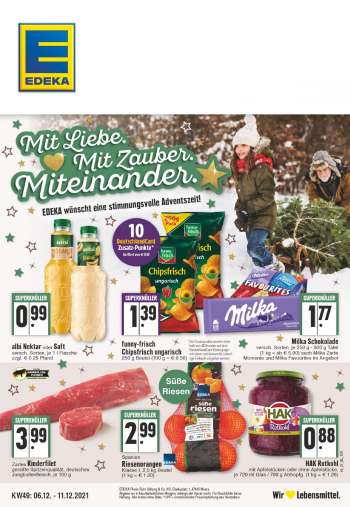 Prospekte Edeka - 6.12.2021 - 11.12.2021.