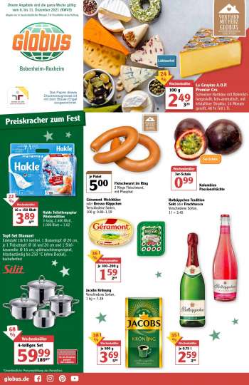 Prospekte Globus - 6.12.2021 - 11.12.2021.