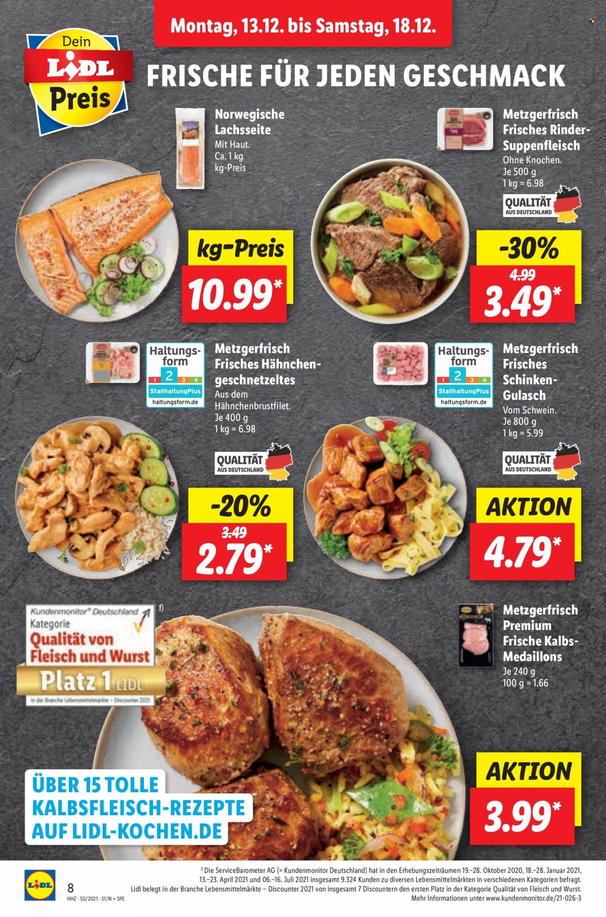 Lidl Prospekte  - 13.12.2021 - 18.12.2021. Seite 8