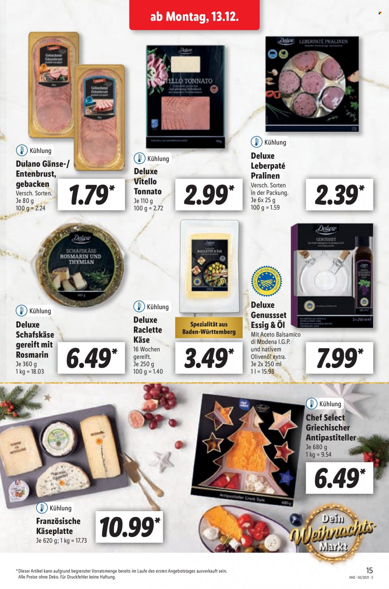 Lidl Prospekte  - 13.12.2021 - 18.12.2021. Seite 15