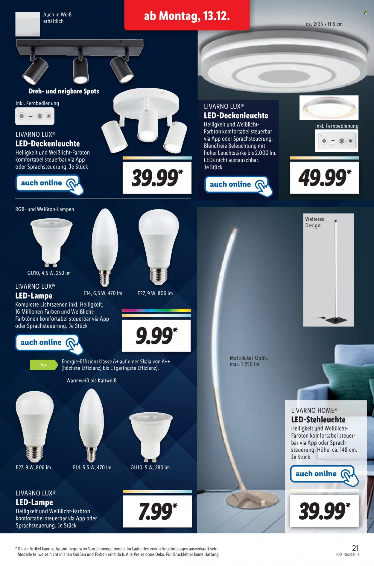 Lidl Prospekte  - 13.12.2021 - 18.12.2021. Seite 21