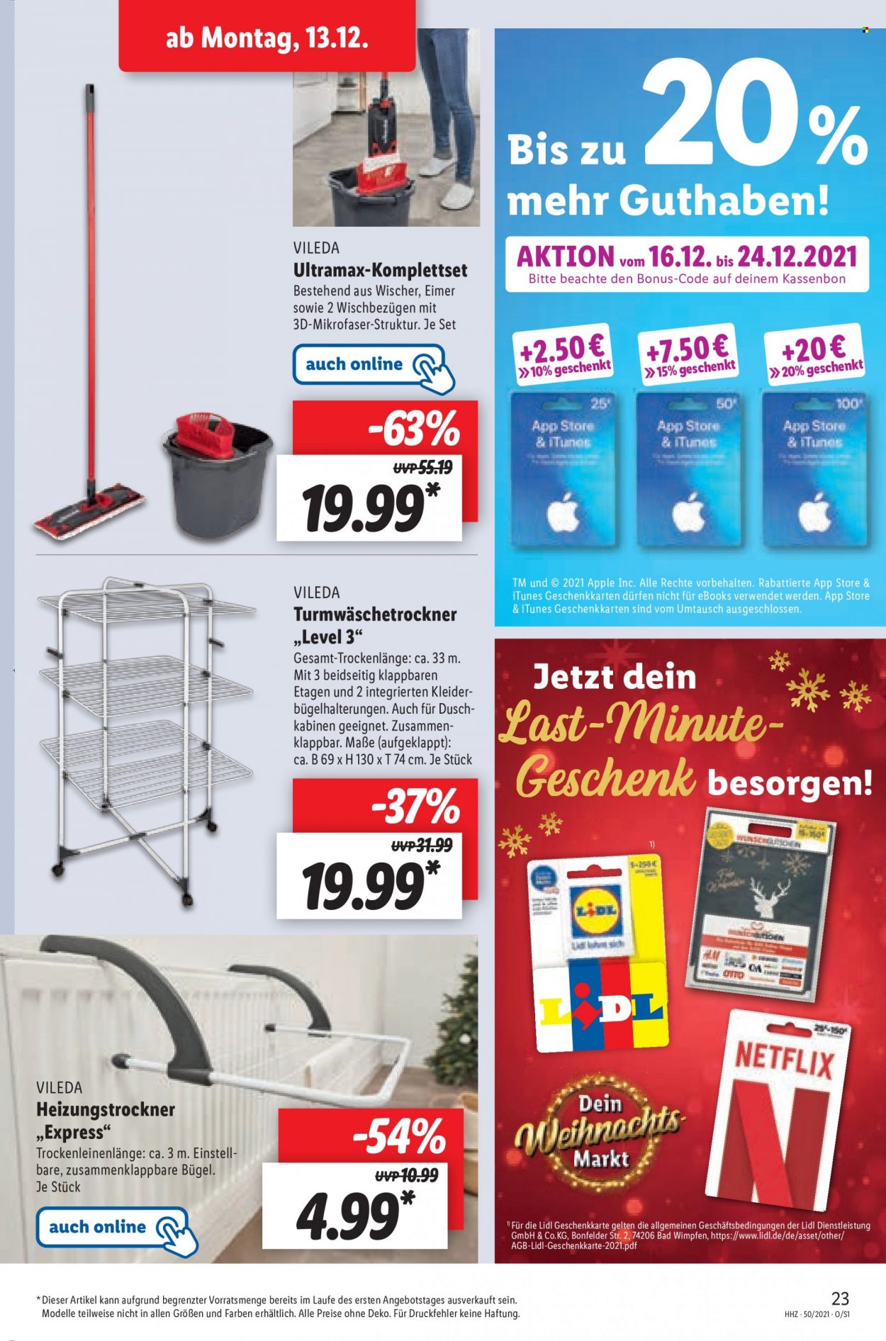 Lidl Prospekte  - 13.12.2021 - 18.12.2021. Seite 23