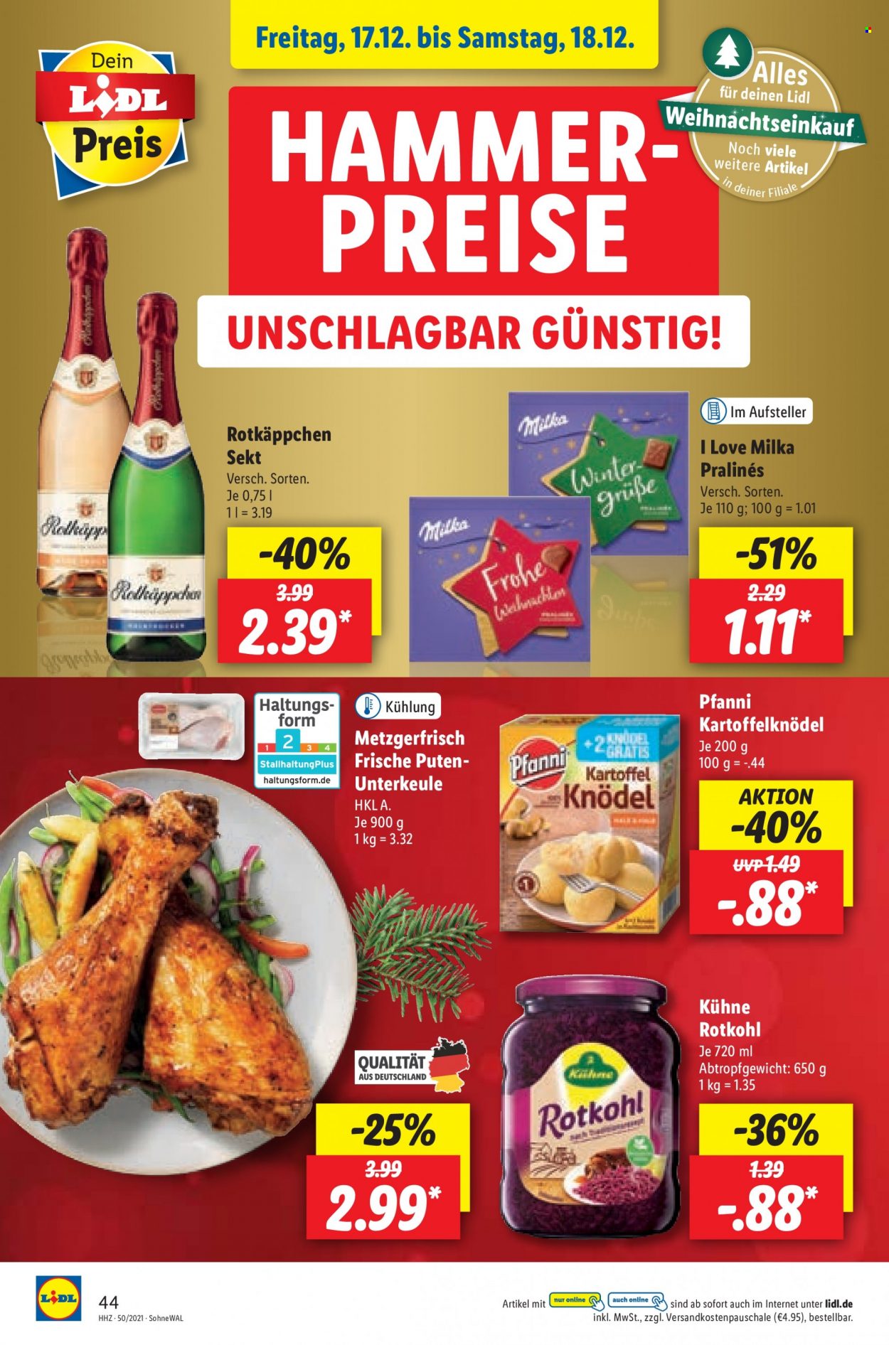 Lidl Prospekte  - 13.12.2021 - 18.12.2021. Seite 44